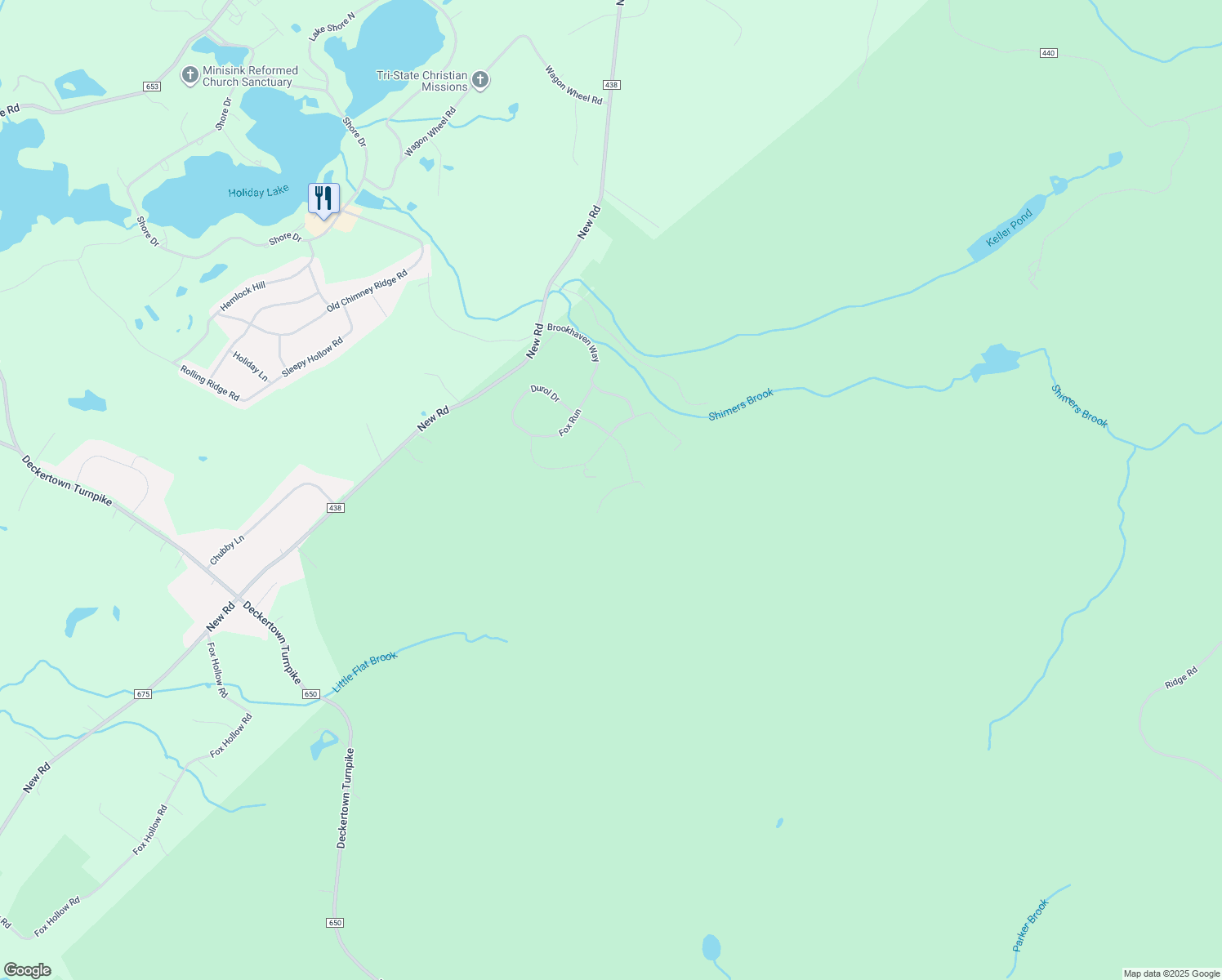 map of restaurants, bars, coffee shops, grocery stores, and more near Point Drive in Montague