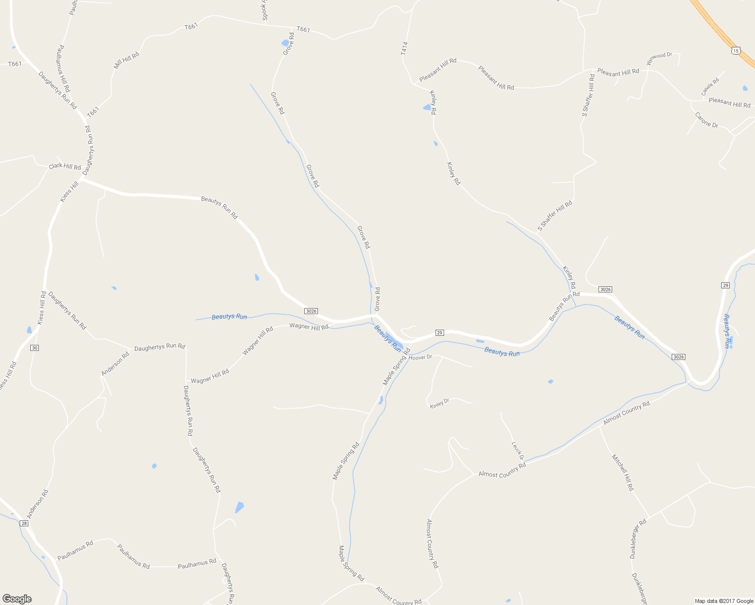 map of restaurants, bars, coffee shops, grocery stores, and more near 458 Grove Road in Cogan Station