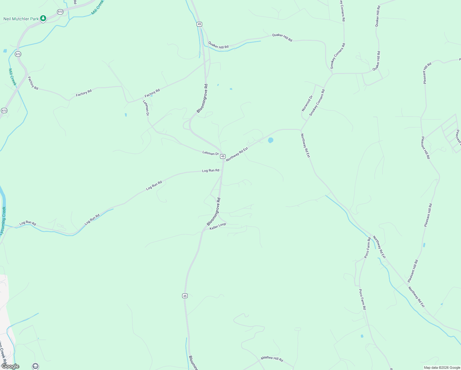 map of restaurants, bars, coffee shops, grocery stores, and more near 90 Shaw Road in Williamsport