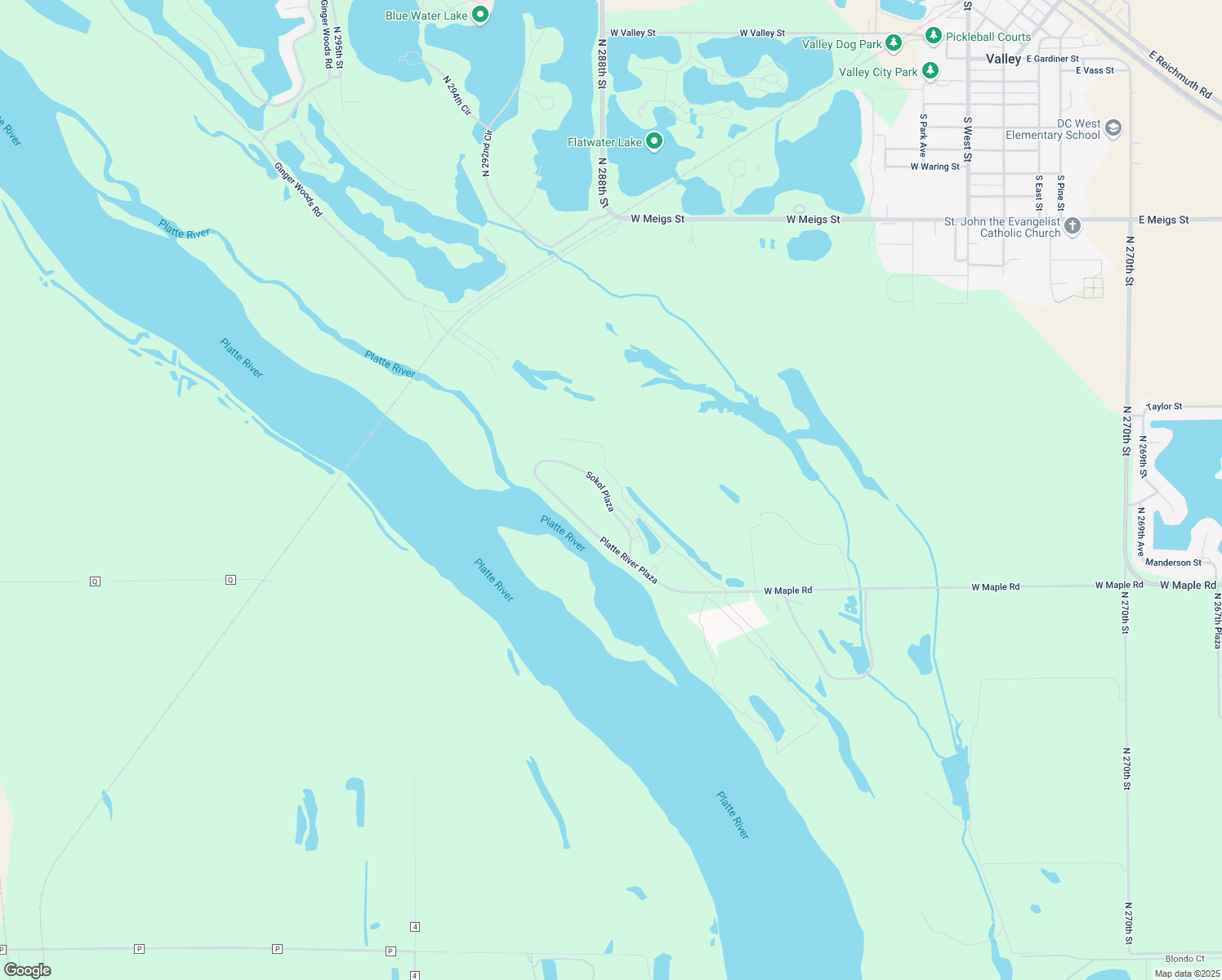 map of restaurants, bars, coffee shops, grocery stores, and more near 28702 Sokol Plaza in Waterloo