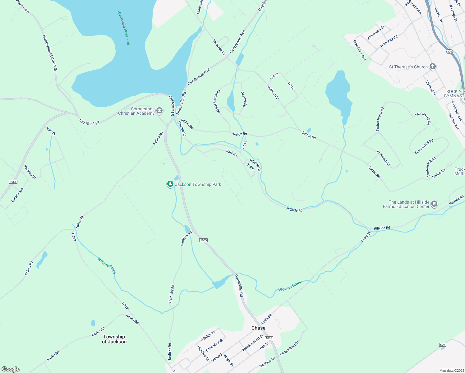 map of restaurants, bars, coffee shops, grocery stores, and more near 354 Vista Drive in Shavertown