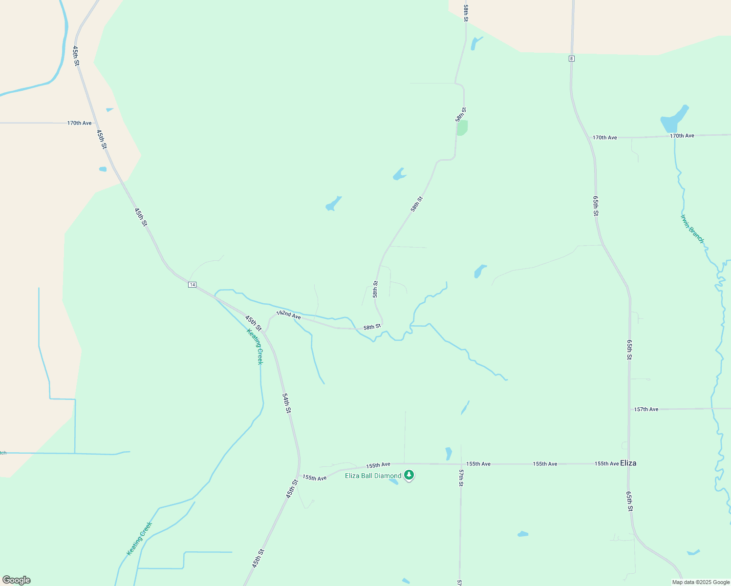 map of restaurants, bars, coffee shops, grocery stores, and more near Walnut Court in Mercer County