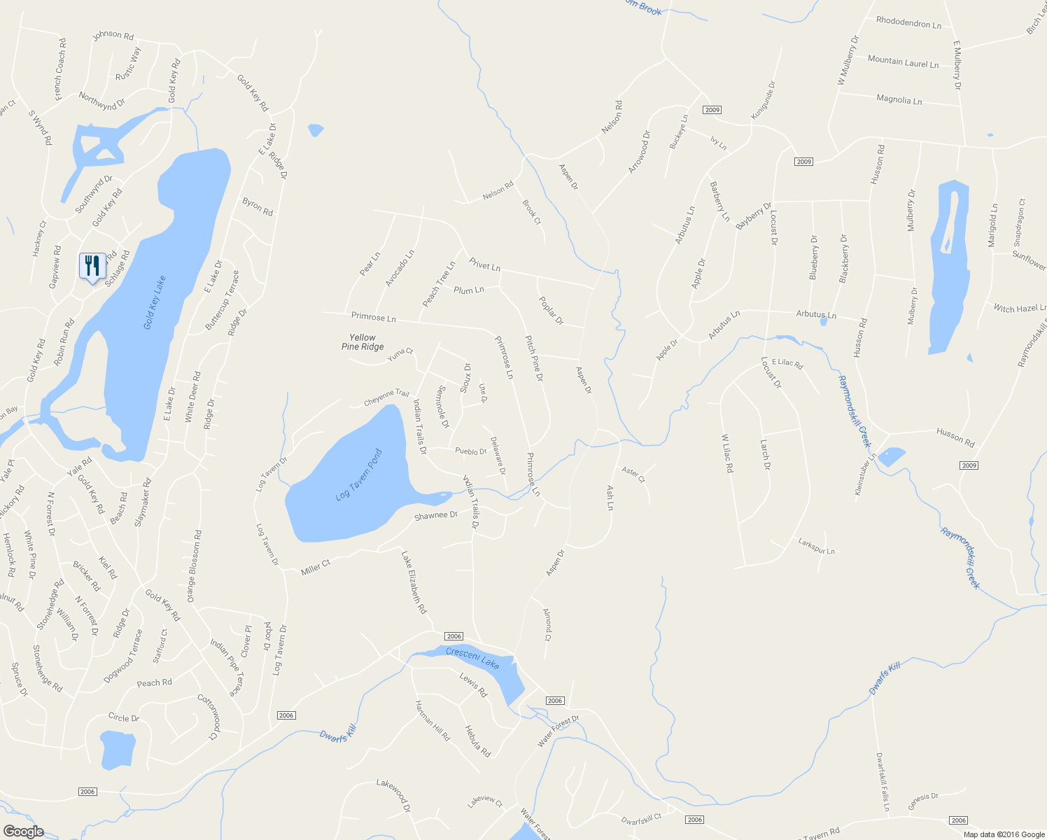 map of restaurants, bars, coffee shops, grocery stores, and more near 190 Primrose Lane in Milford
