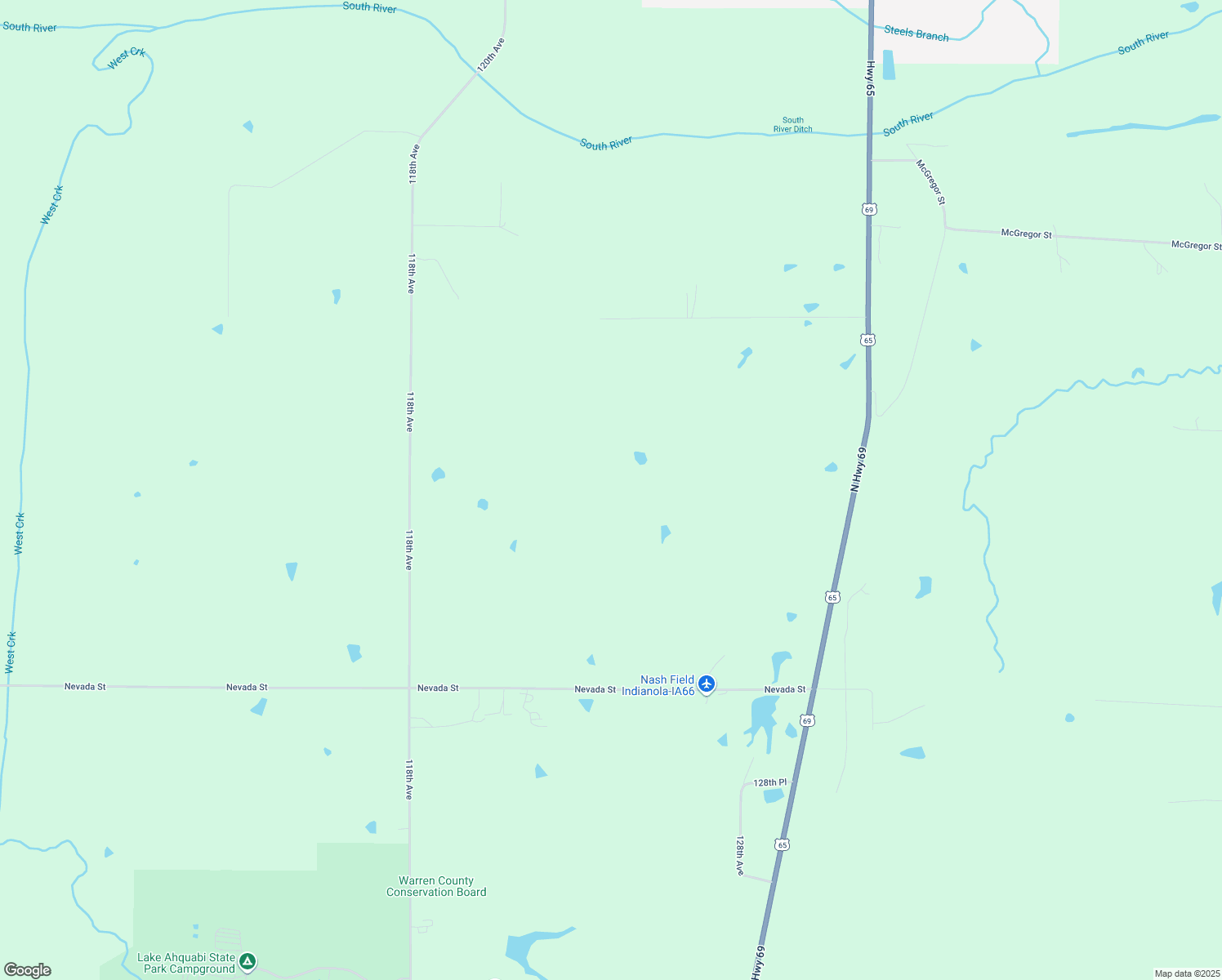 map of restaurants, bars, coffee shops, grocery stores, and more near McKinley Trail in Warren County