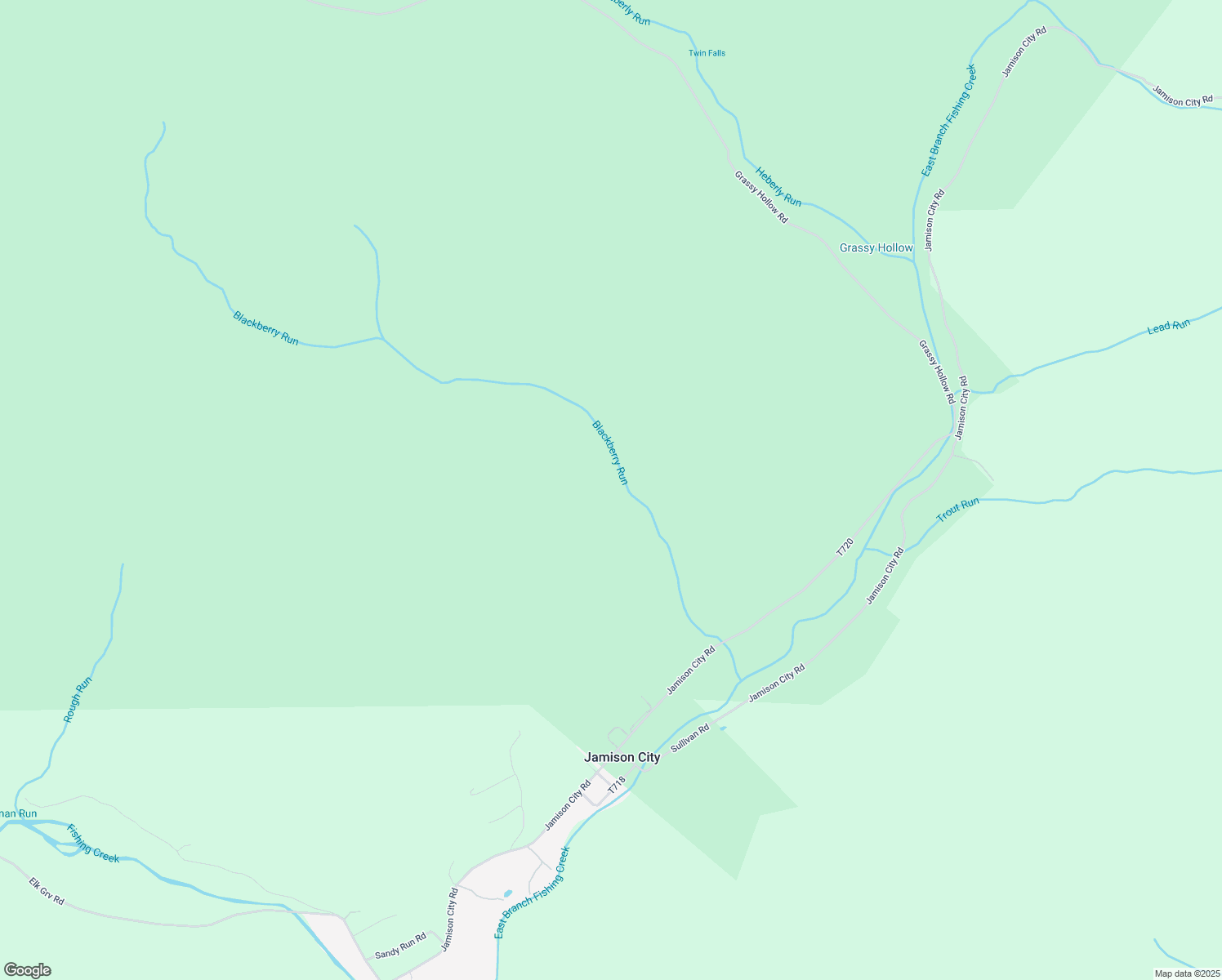 map of restaurants, bars, coffee shops, grocery stores, and more near in Jamison City