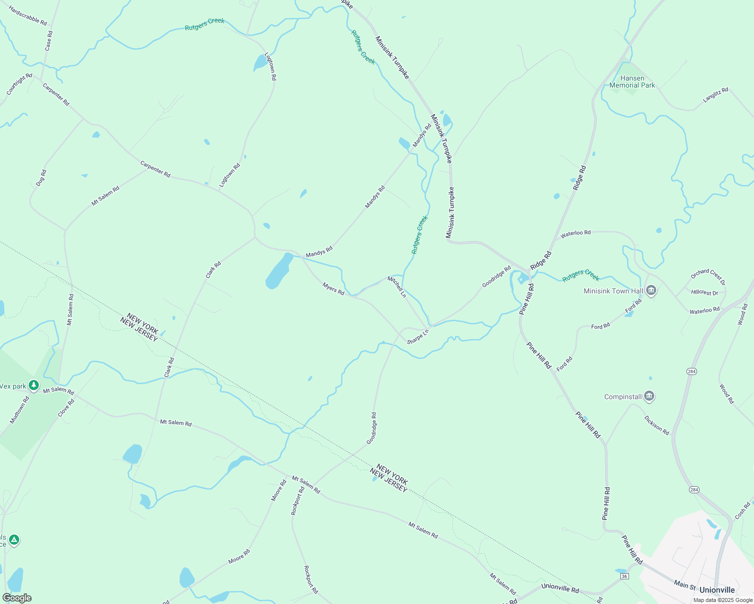 map of restaurants, bars, coffee shops, grocery stores, and more near 36 Myers Road in Westtown