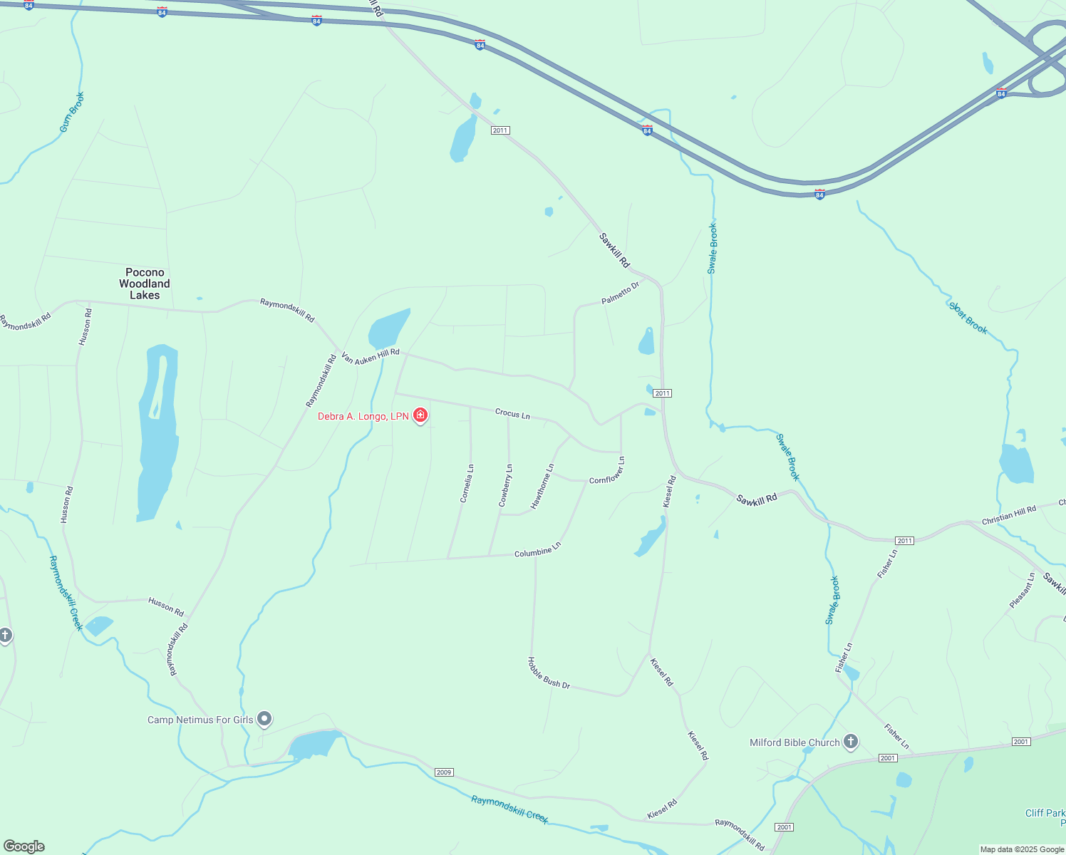 map of restaurants, bars, coffee shops, grocery stores, and more near 132 Crocus Lane in Milford