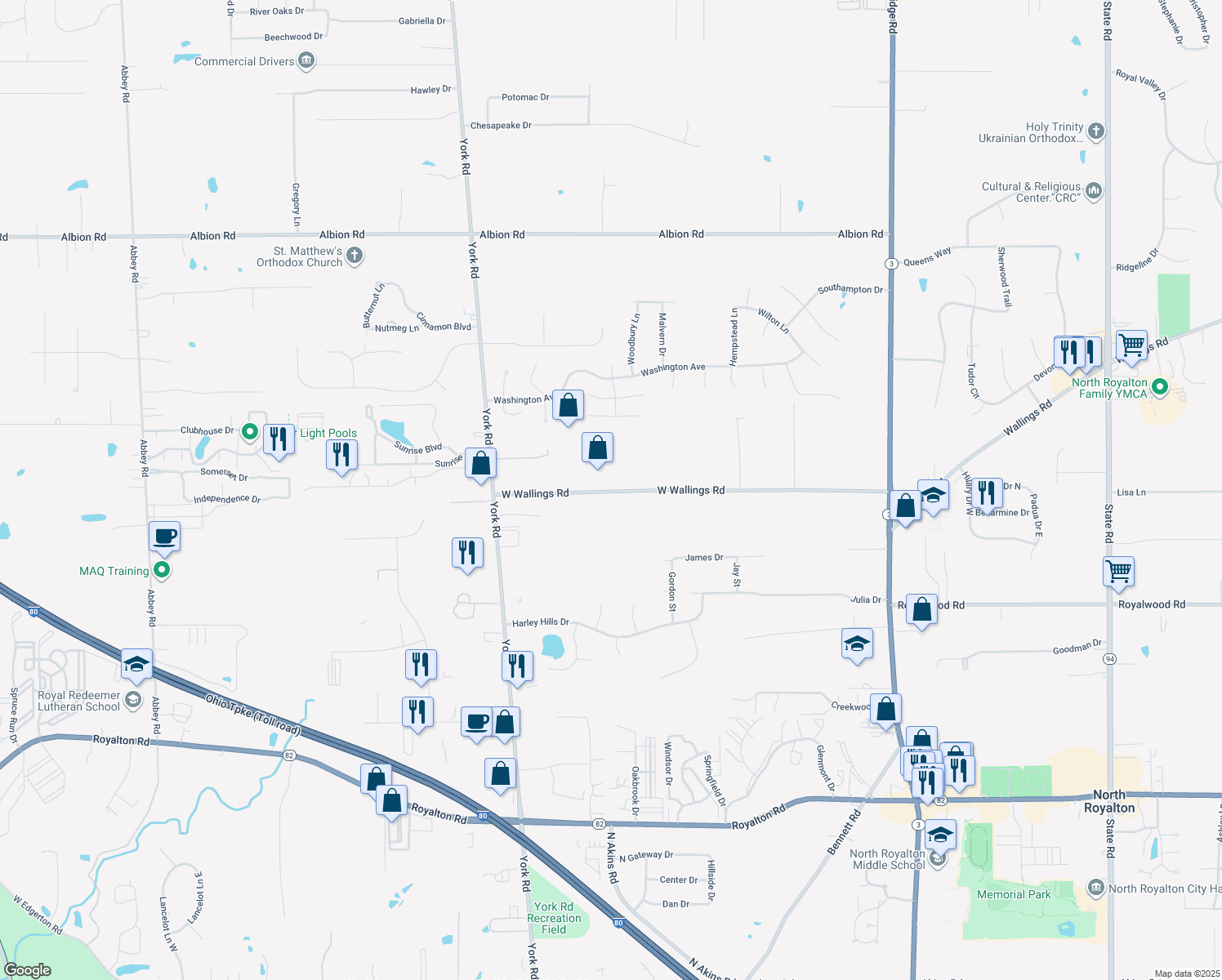 8662 West Wallings Road, North Royalton OH Walk Score
