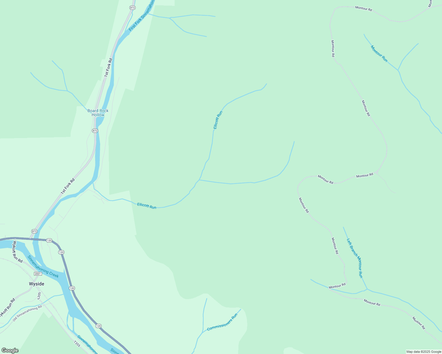 map of restaurants, bars, coffee shops, grocery stores, and more near in Sinnamahoning