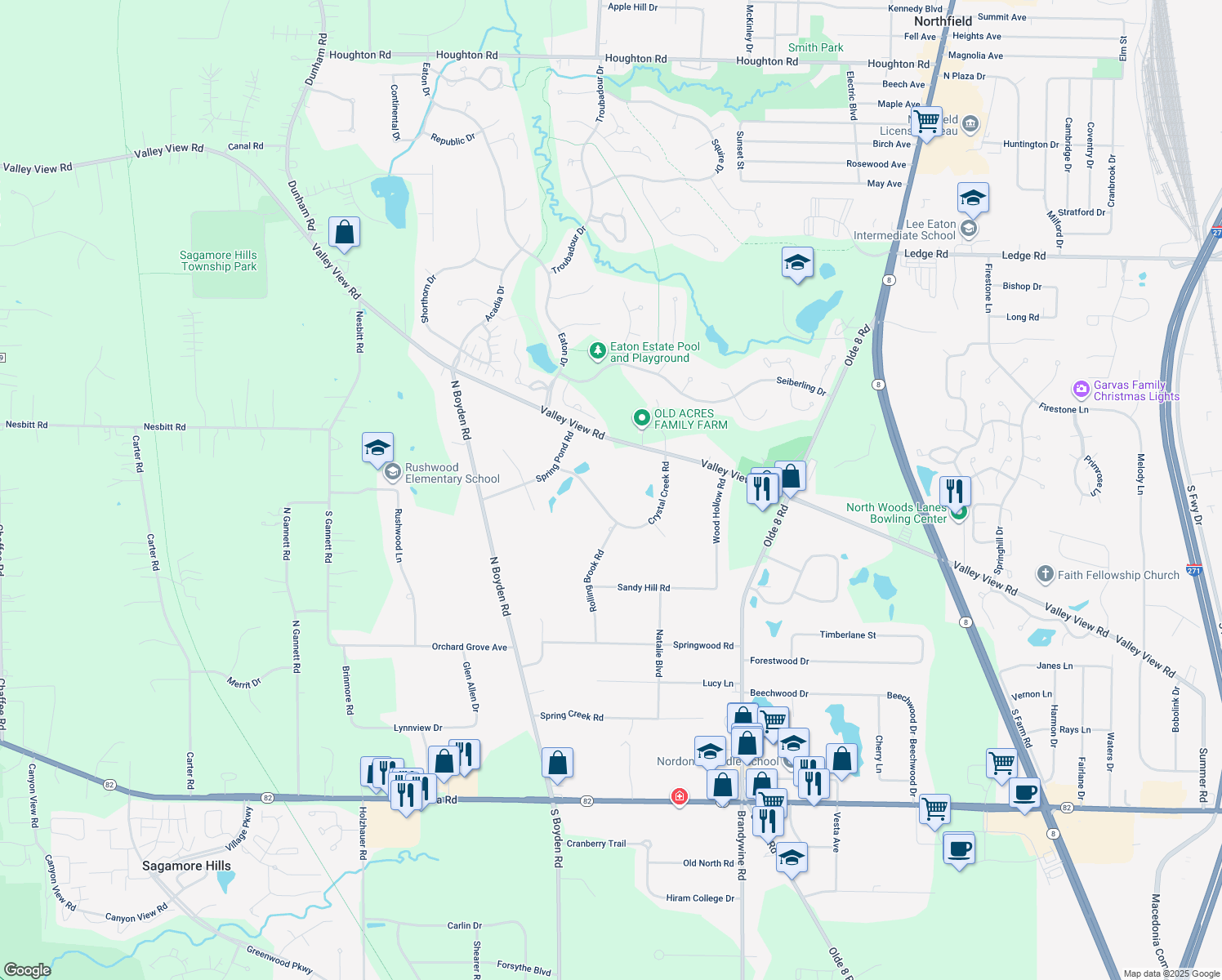 8174 Crystal Creek Road, Northfield OH Walk Score