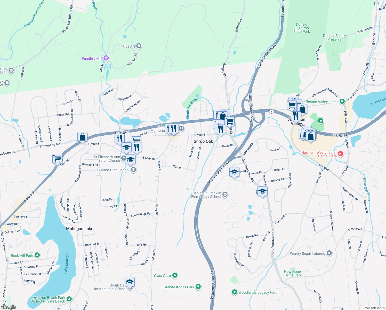 3572 Frost Road, Shrub Oak NY Walk Score