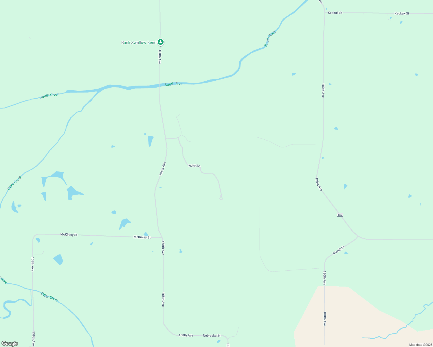 map of restaurants, bars, coffee shops, grocery stores, and more near 13573 169th Lane in Indianola