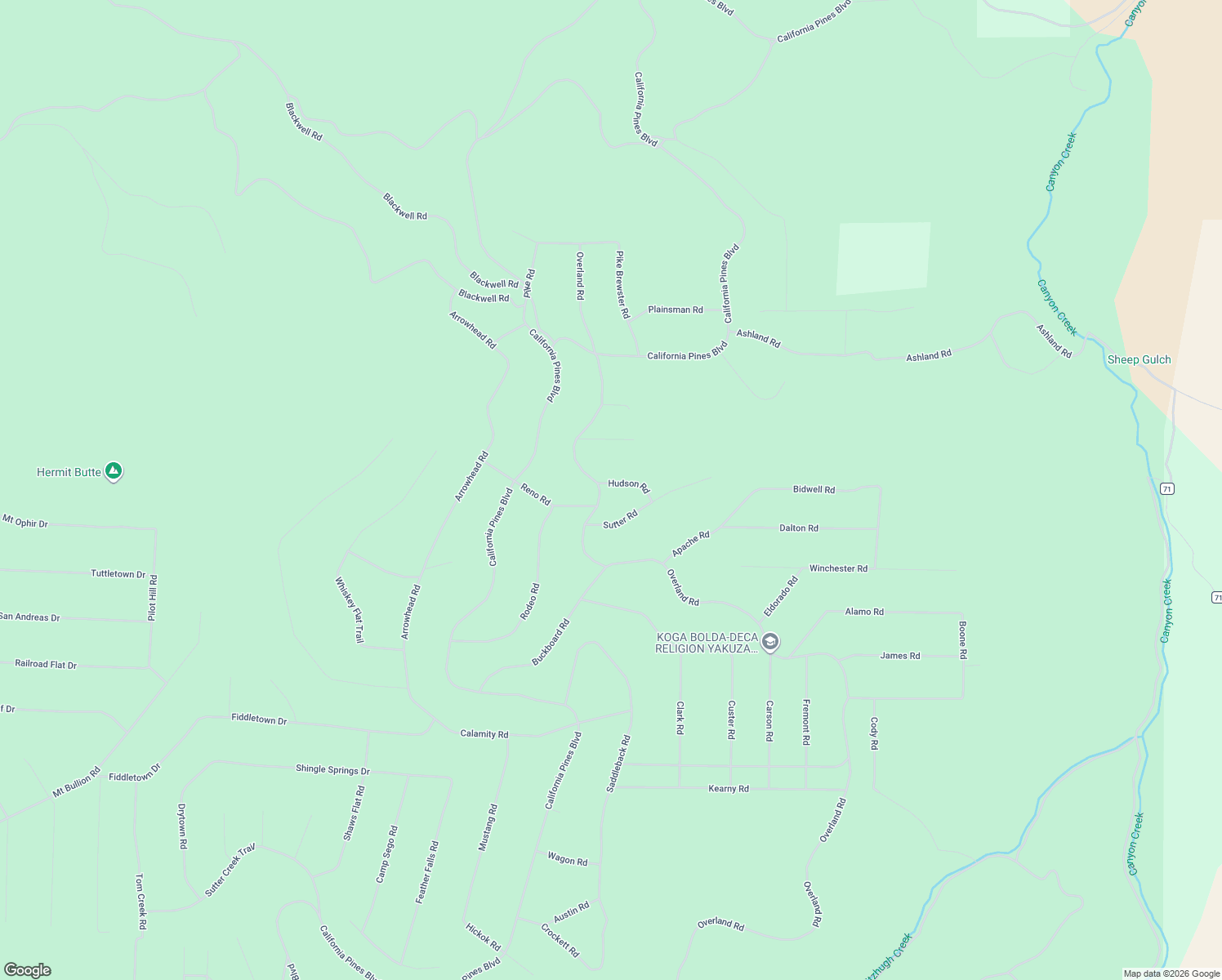 map of restaurants, bars, coffee shops, grocery stores, and more near 20 Hudson Road in Alturas