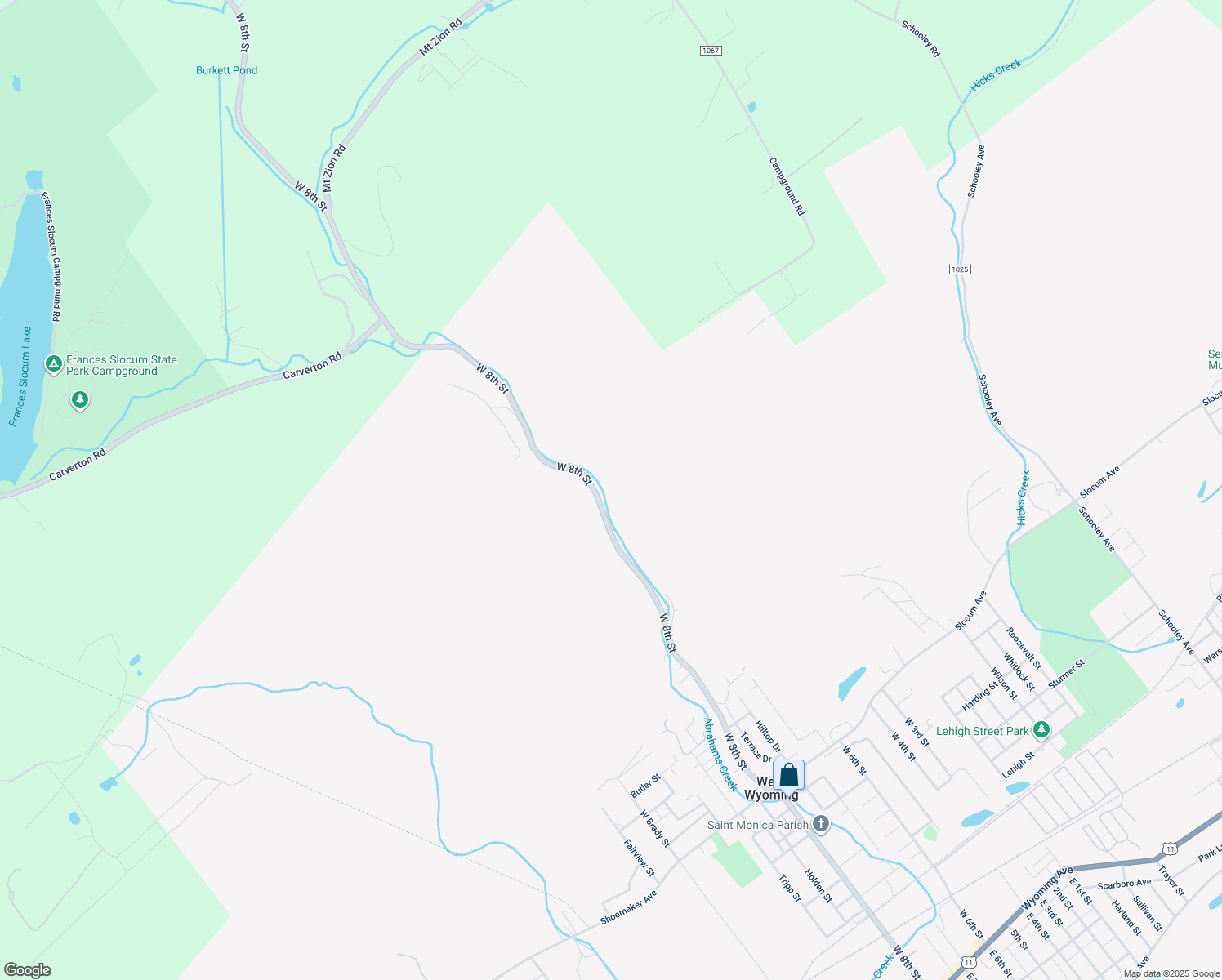 map of restaurants, bars, coffee shops, grocery stores, and more near 1003 West 8th Street in Wyoming