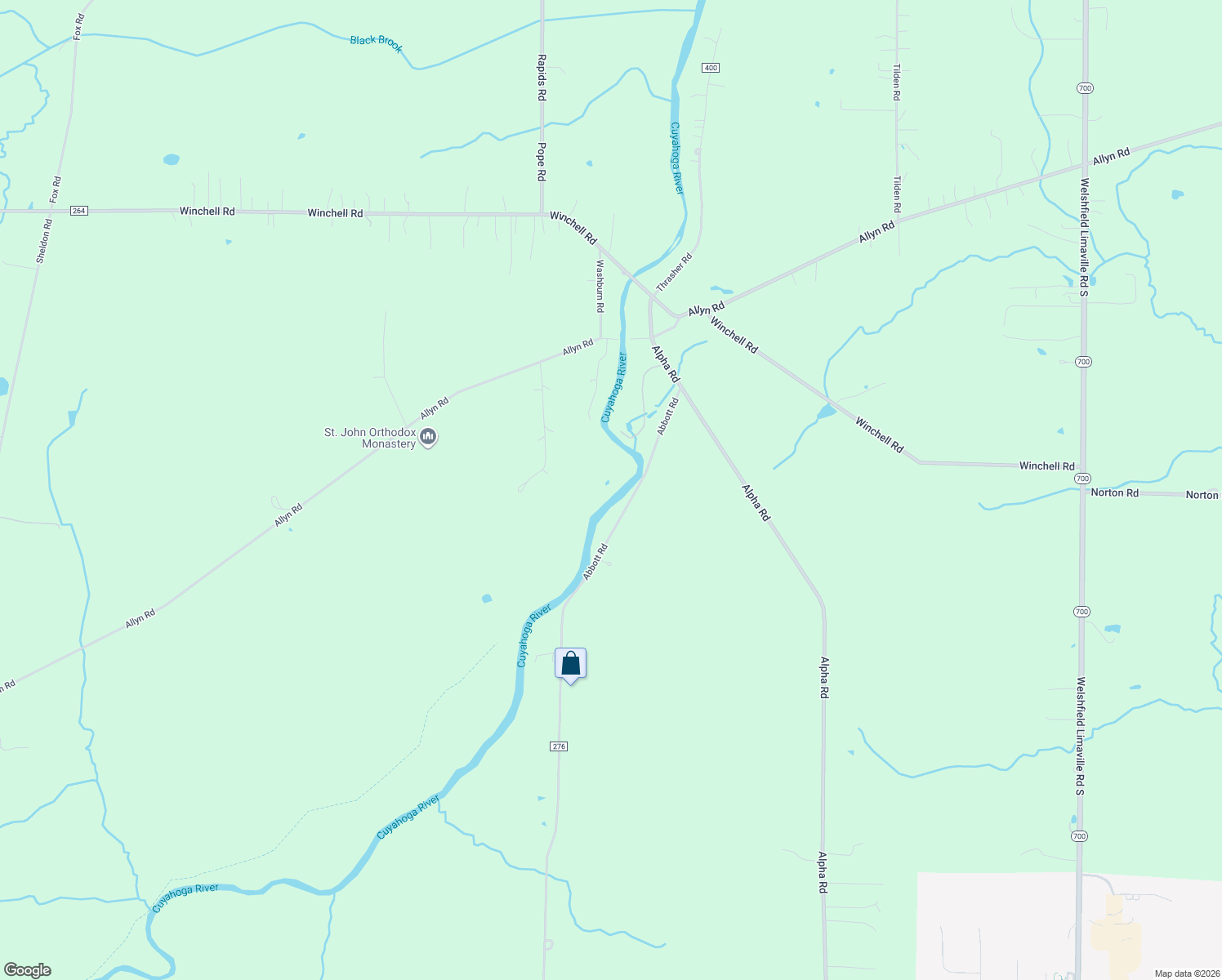 map of restaurants, bars, coffee shops, grocery stores, and more near 12530 Herr Dr in Hiram