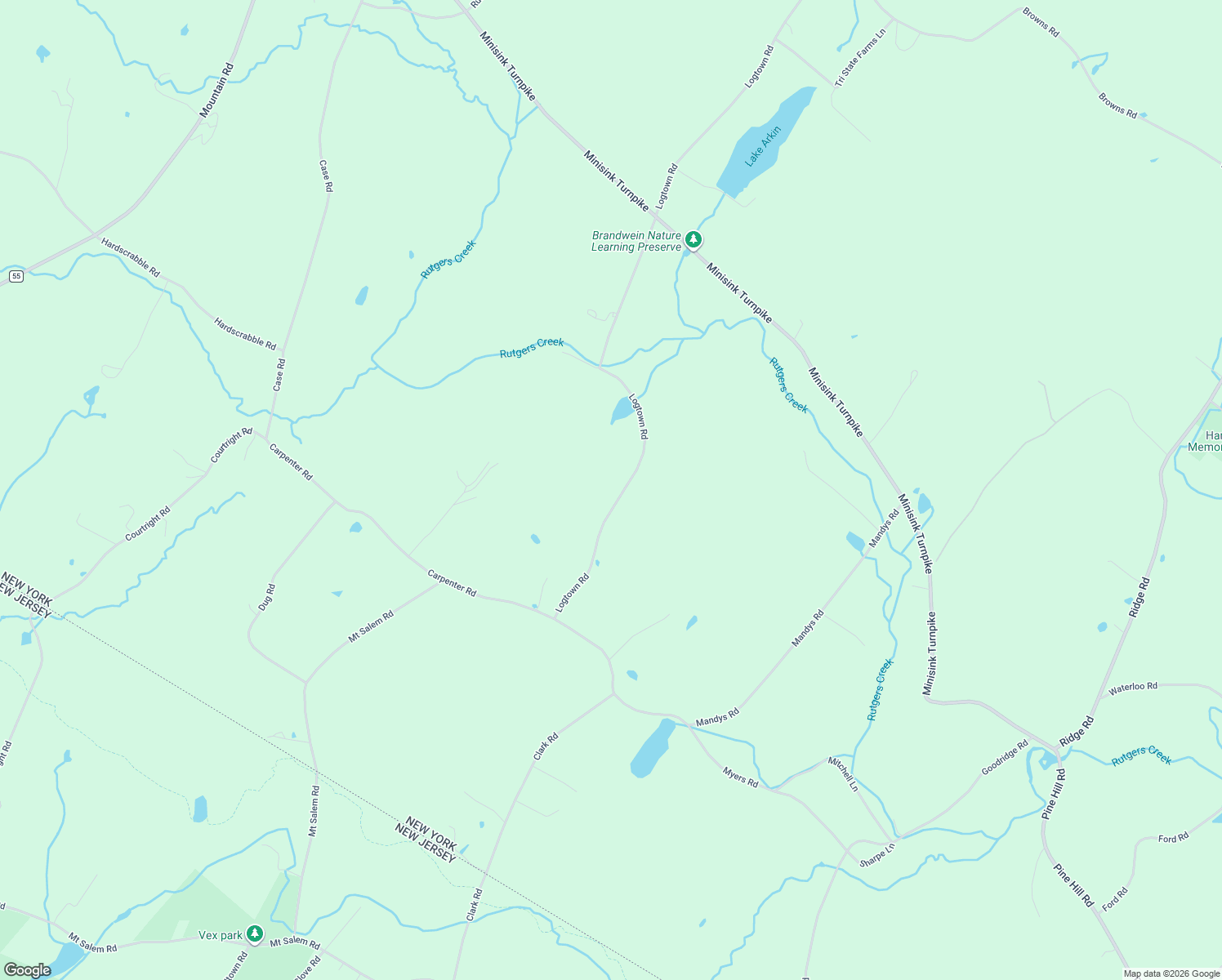 map of restaurants, bars, coffee shops, grocery stores, and more near 81 Logtown Road in Port Jervis