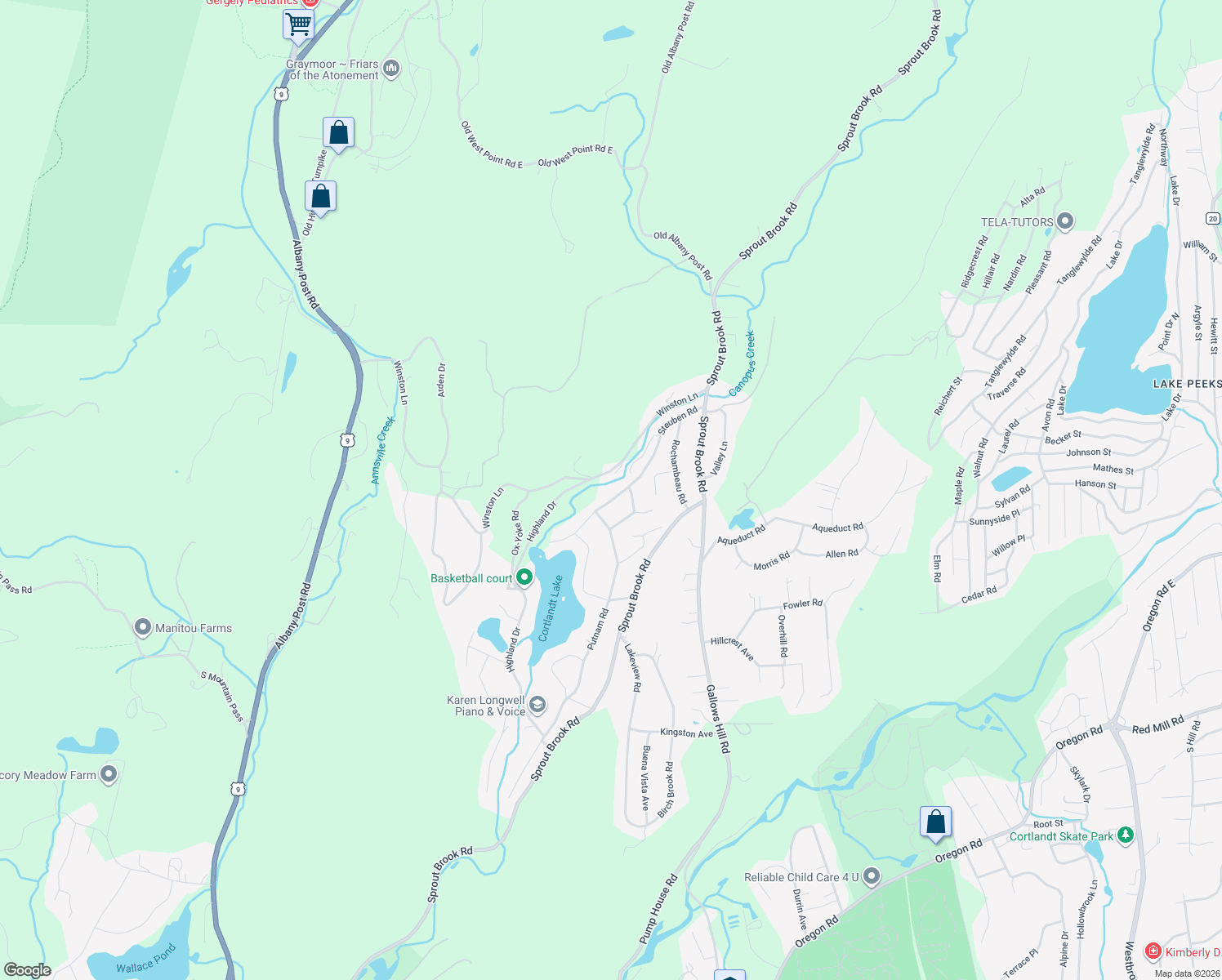 map of restaurants, bars, coffee shops, grocery stores, and more near 57 Steuben Road in Philipstown