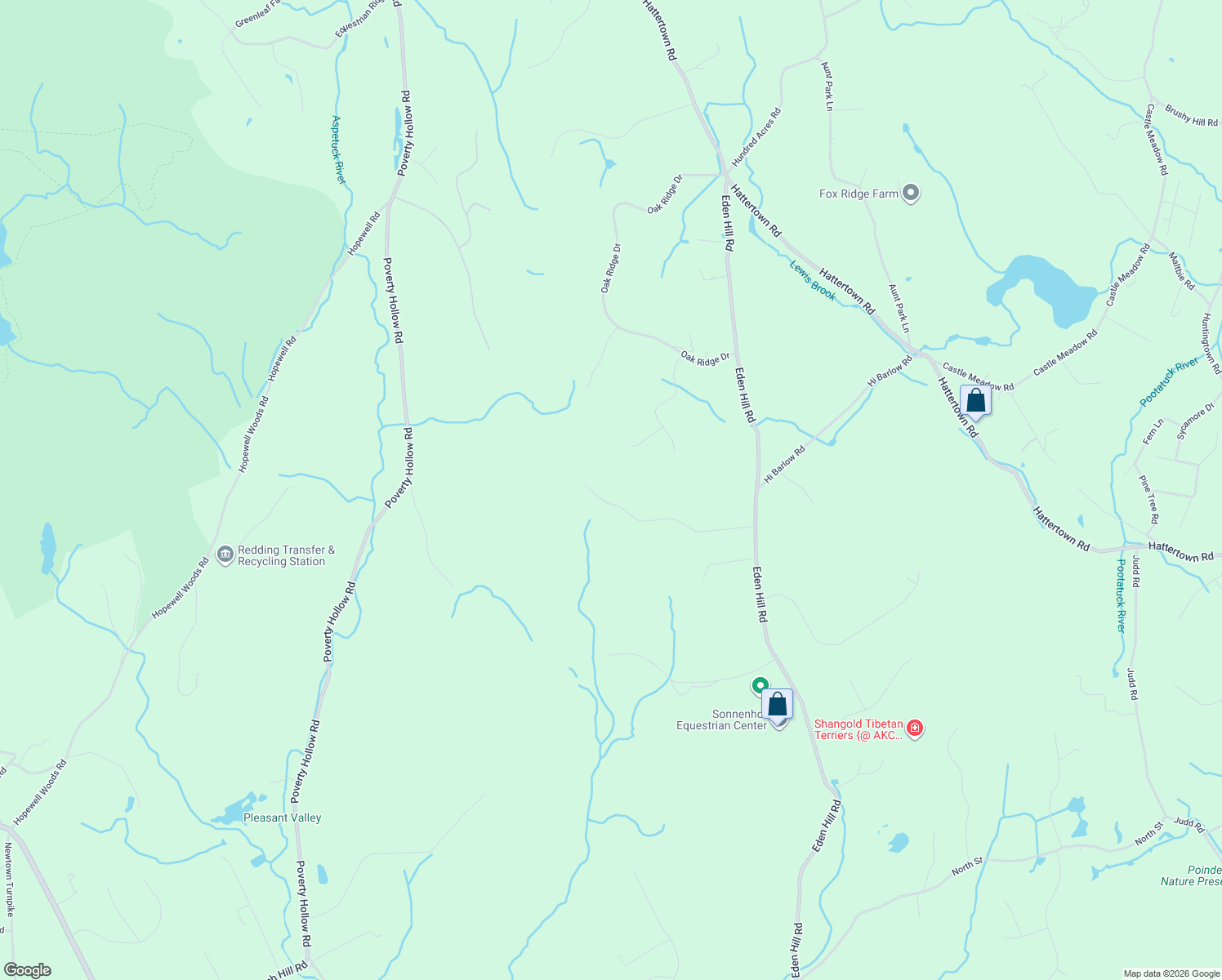map of restaurants, bars, coffee shops, grocery stores, and more near 23 Split Rock Road in Newtown