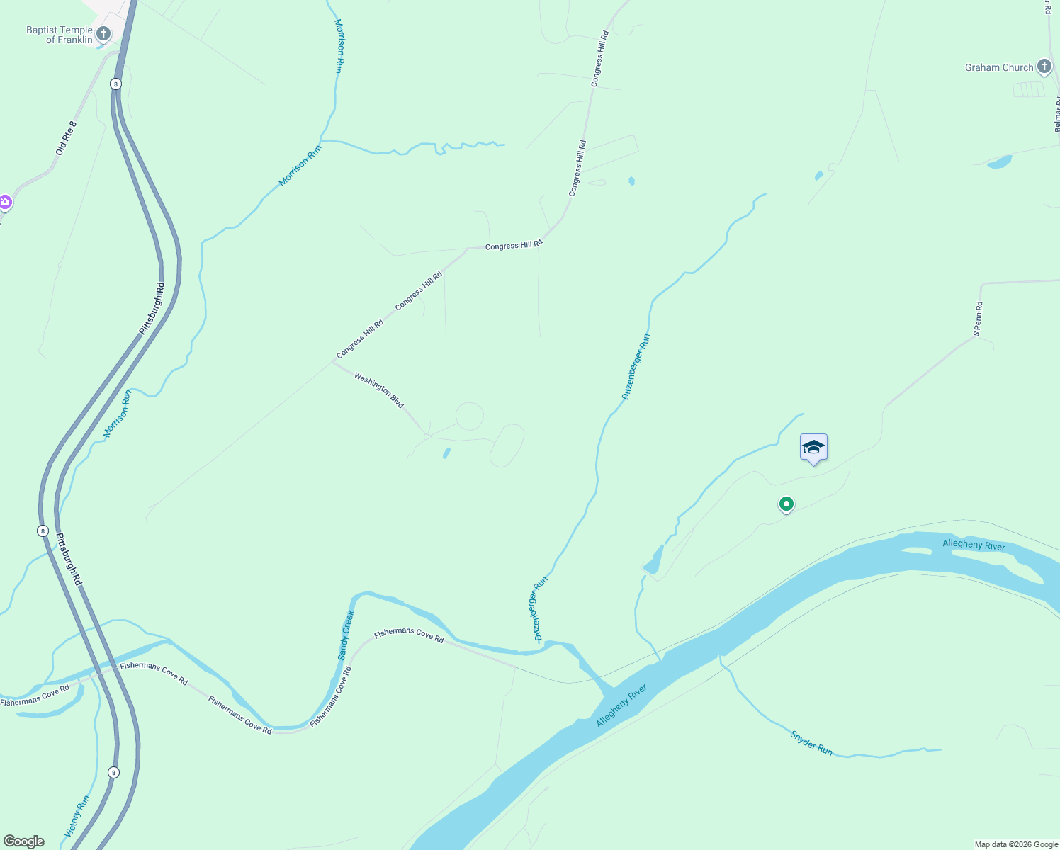 map of restaurants, bars, coffee shops, grocery stores, and more near 200 Oak Grove Circle in Franklin