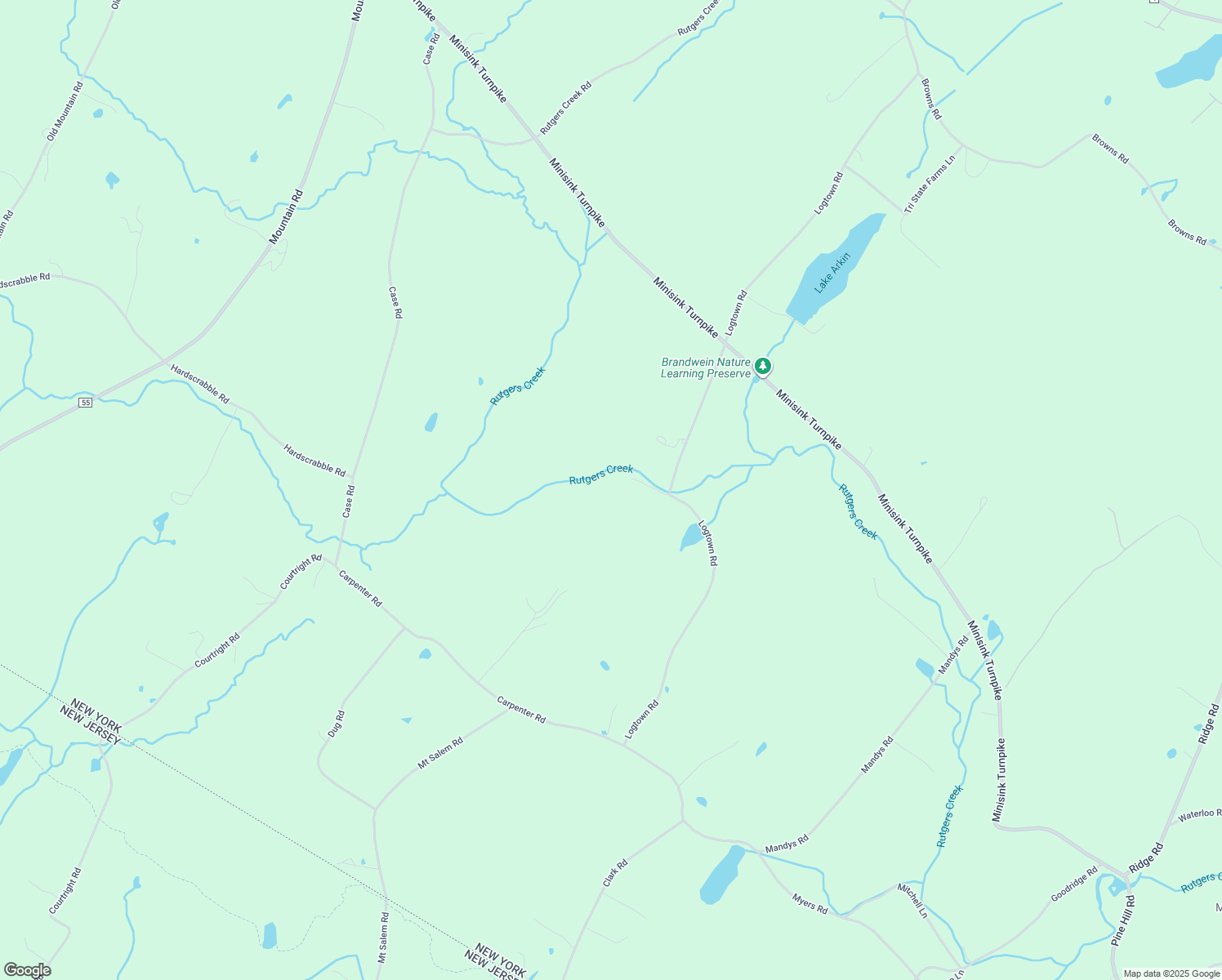 map of restaurants, bars, coffee shops, grocery stores, and more near 3-26 Quartz Lane in Port Jervis