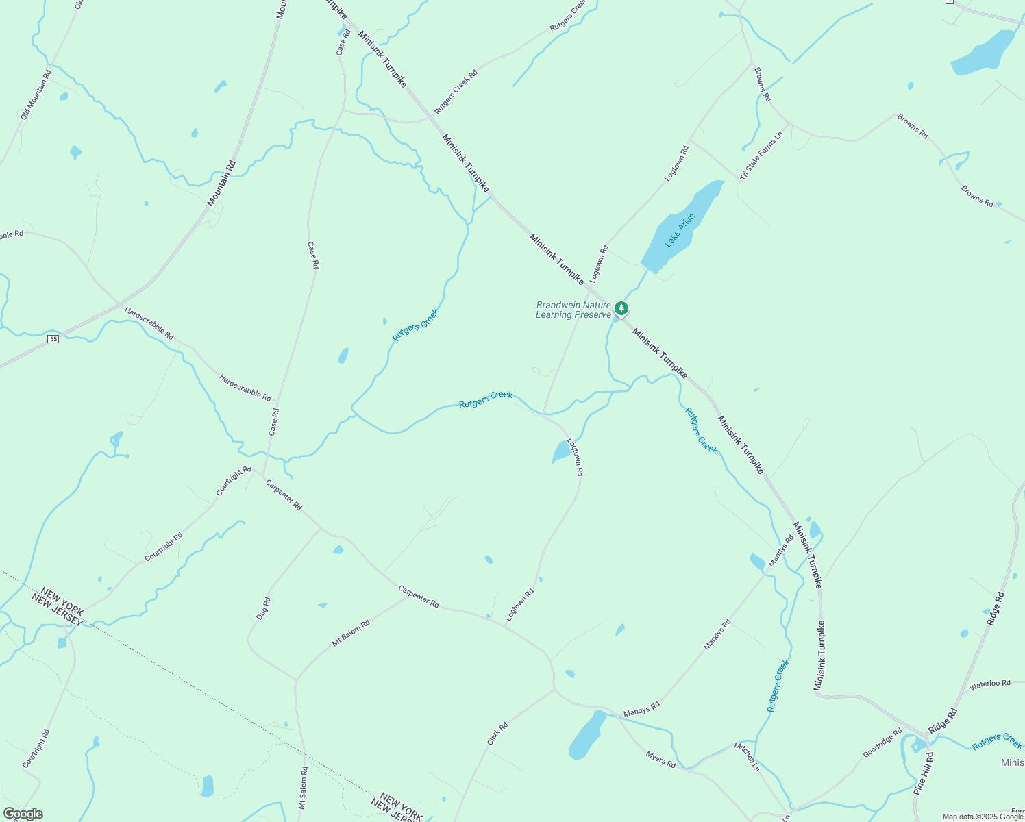 map of restaurants, bars, coffee shops, grocery stores, and more near 1 Quartz Lane in Port Jervis