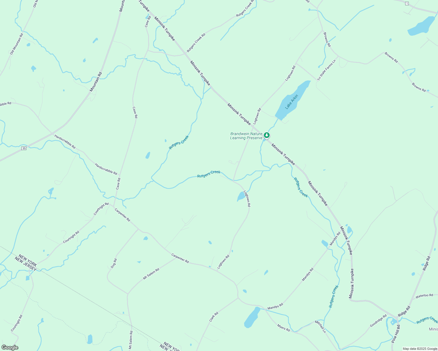 map of restaurants, bars, coffee shops, grocery stores, and more near 3-26 Quartz Lane in Port Jervis