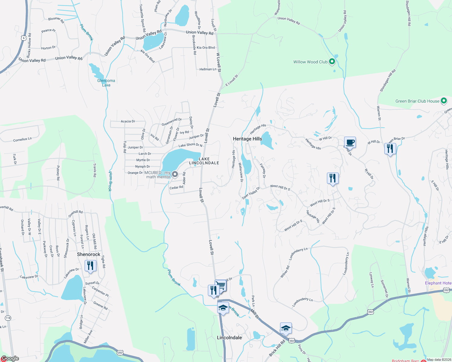 map of restaurants, bars, coffee shops, grocery stores, and more near 751 Heritage Hills in Heritage Hills