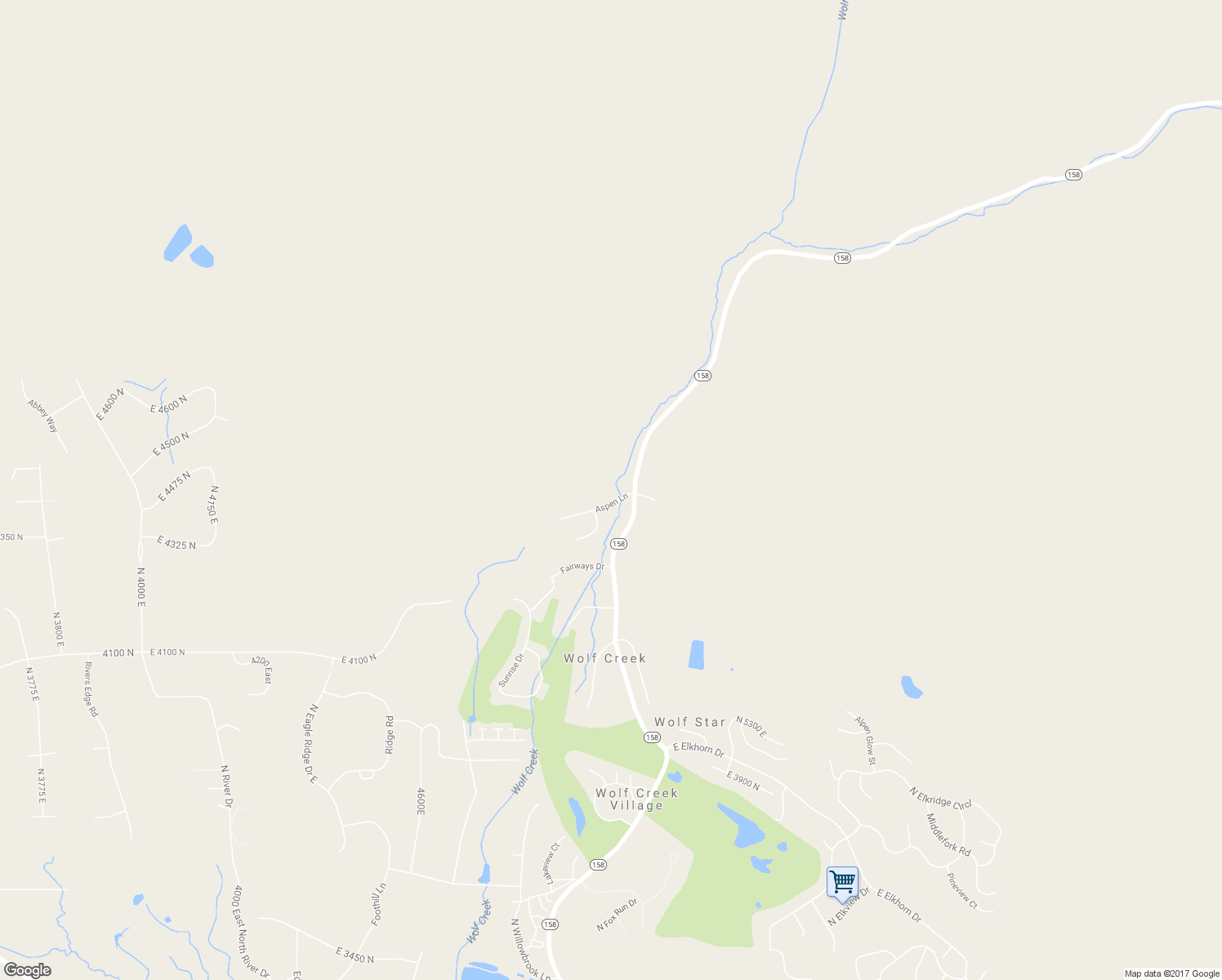 map of restaurants, bars, coffee shops, grocery stores, and more near 5048 Snowflake Drive in Eden