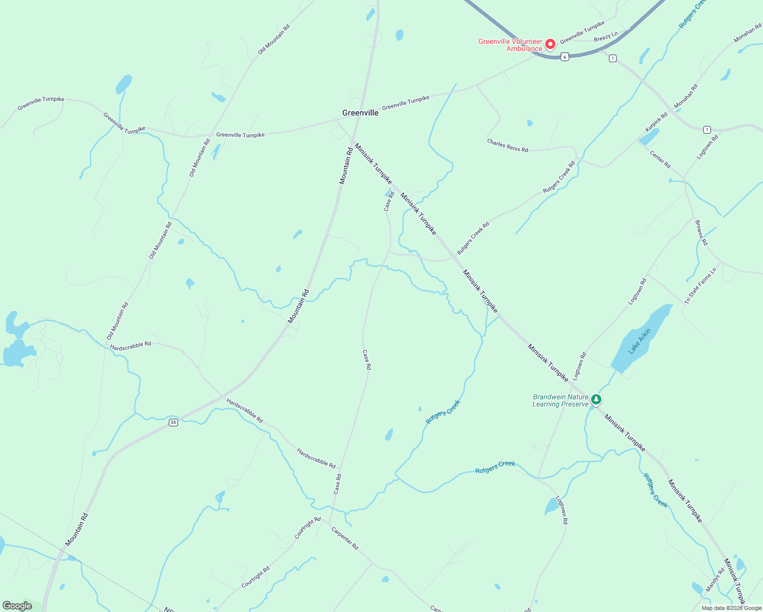 map of restaurants, bars, coffee shops, grocery stores, and more near 210 Case Road in Port Jervis