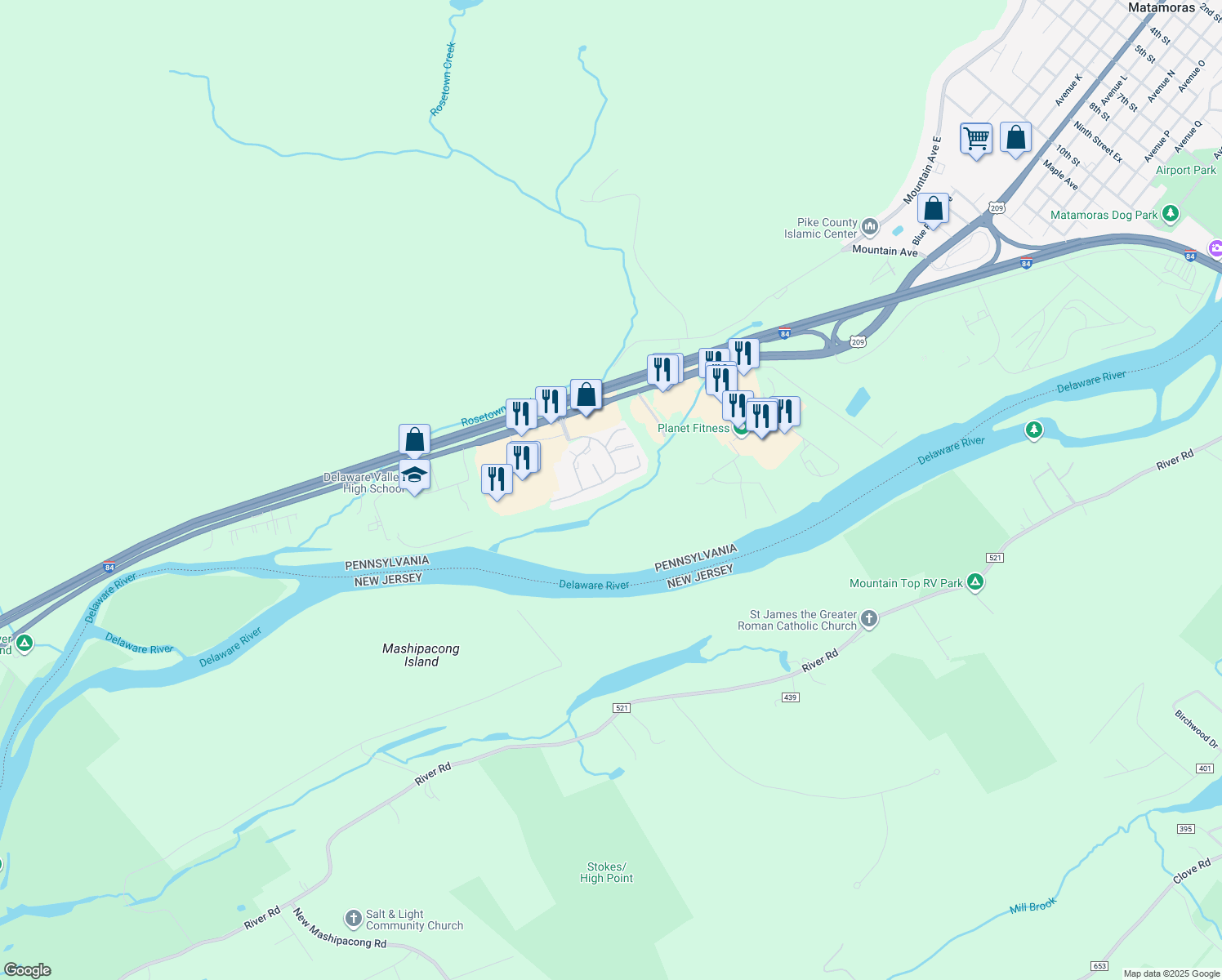 map of restaurants, bars, coffee shops, grocery stores, and more near 4092 Milford Landing Drive in Milford