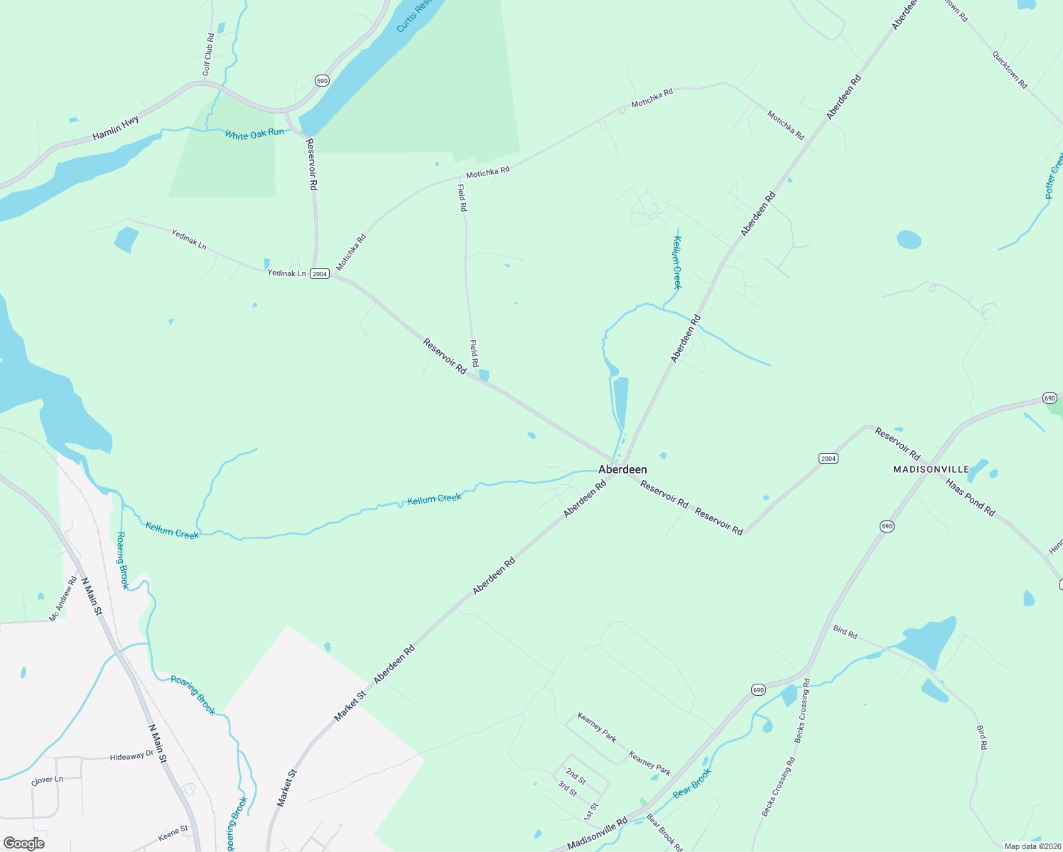 map of restaurants, bars, coffee shops, grocery stores, and more near 1130 Reservoir Road in Lackawanna County