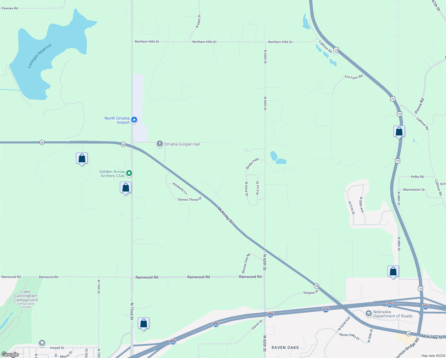 map of restaurants, bars, coffee shops, grocery stores, and more near 11148 Sleepy Hollow Lane in Omaha