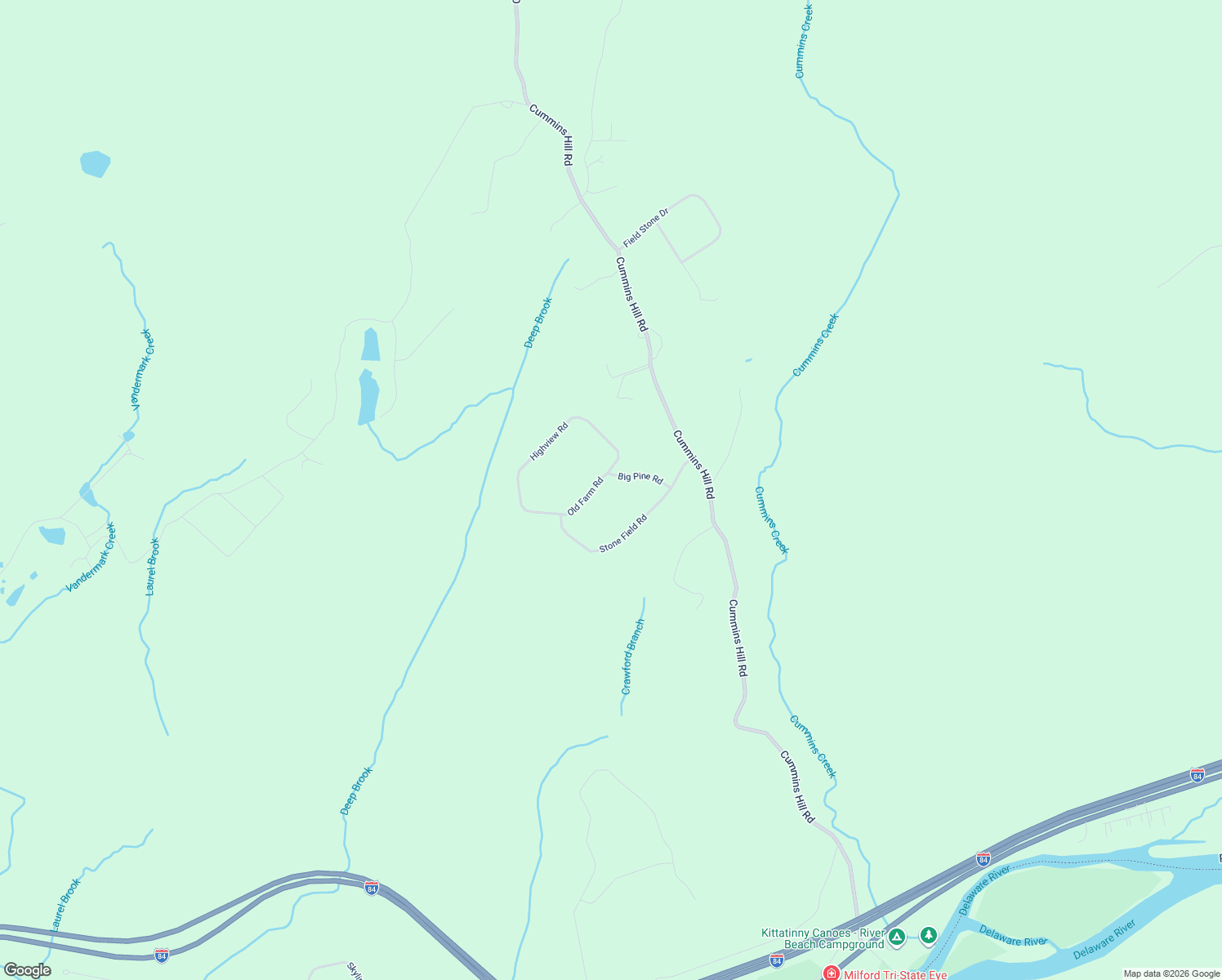 map of restaurants, bars, coffee shops, grocery stores, and more near 102 Old Farm Rd in Milford