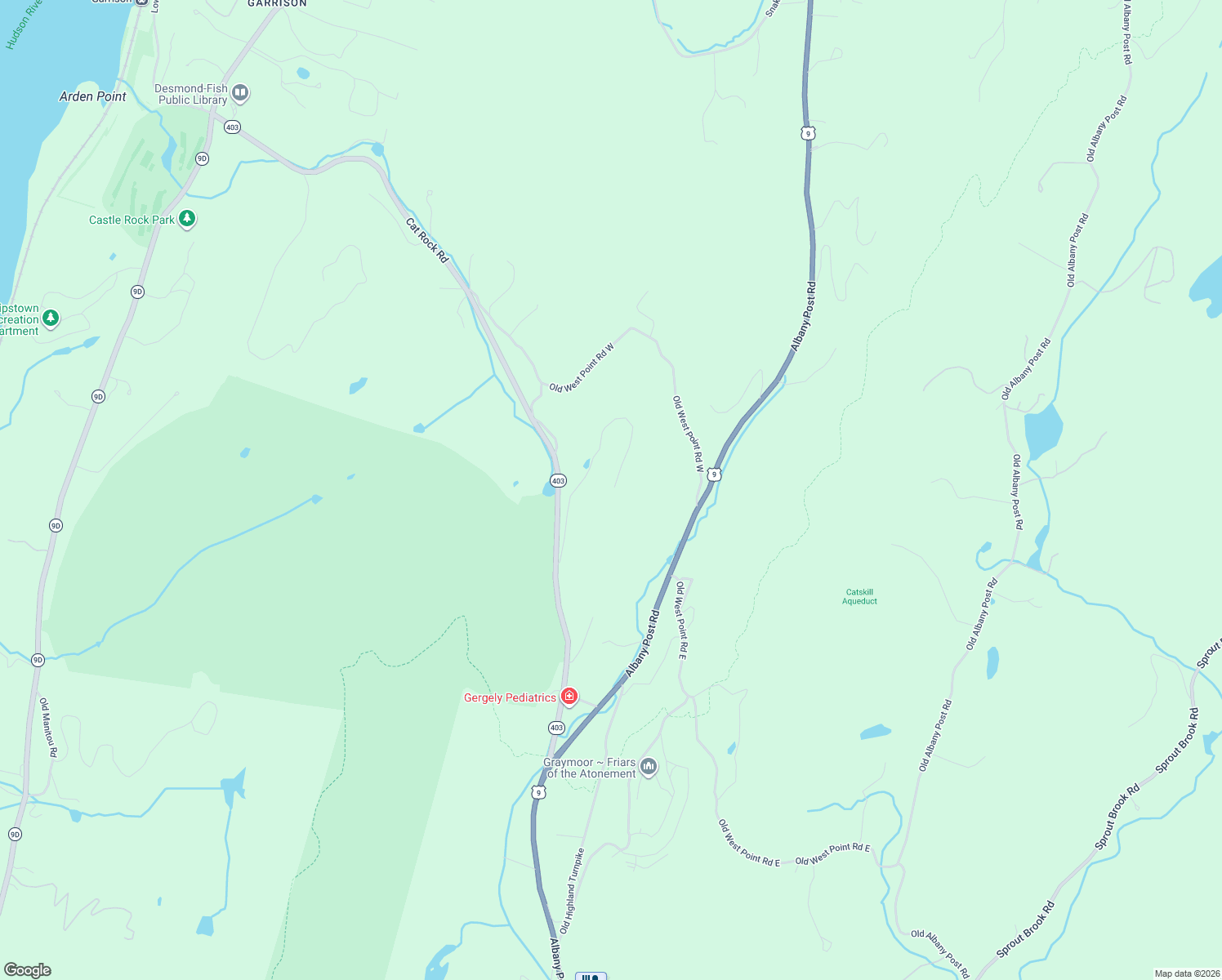 map of restaurants, bars, coffee shops, grocery stores, and more near 200 Osborn Drive in Philipstown
