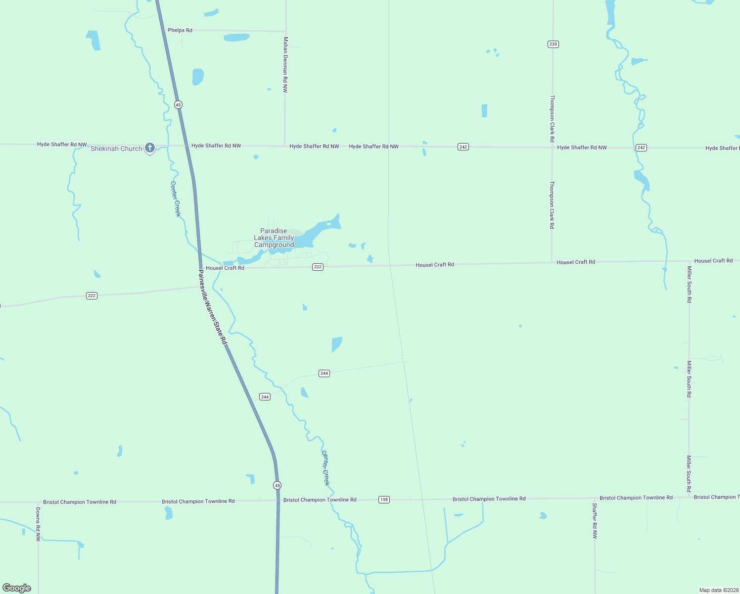 map of restaurants, bars, coffee shops, grocery stores, and more near 1367 Housel Craft Rd in Bristolville