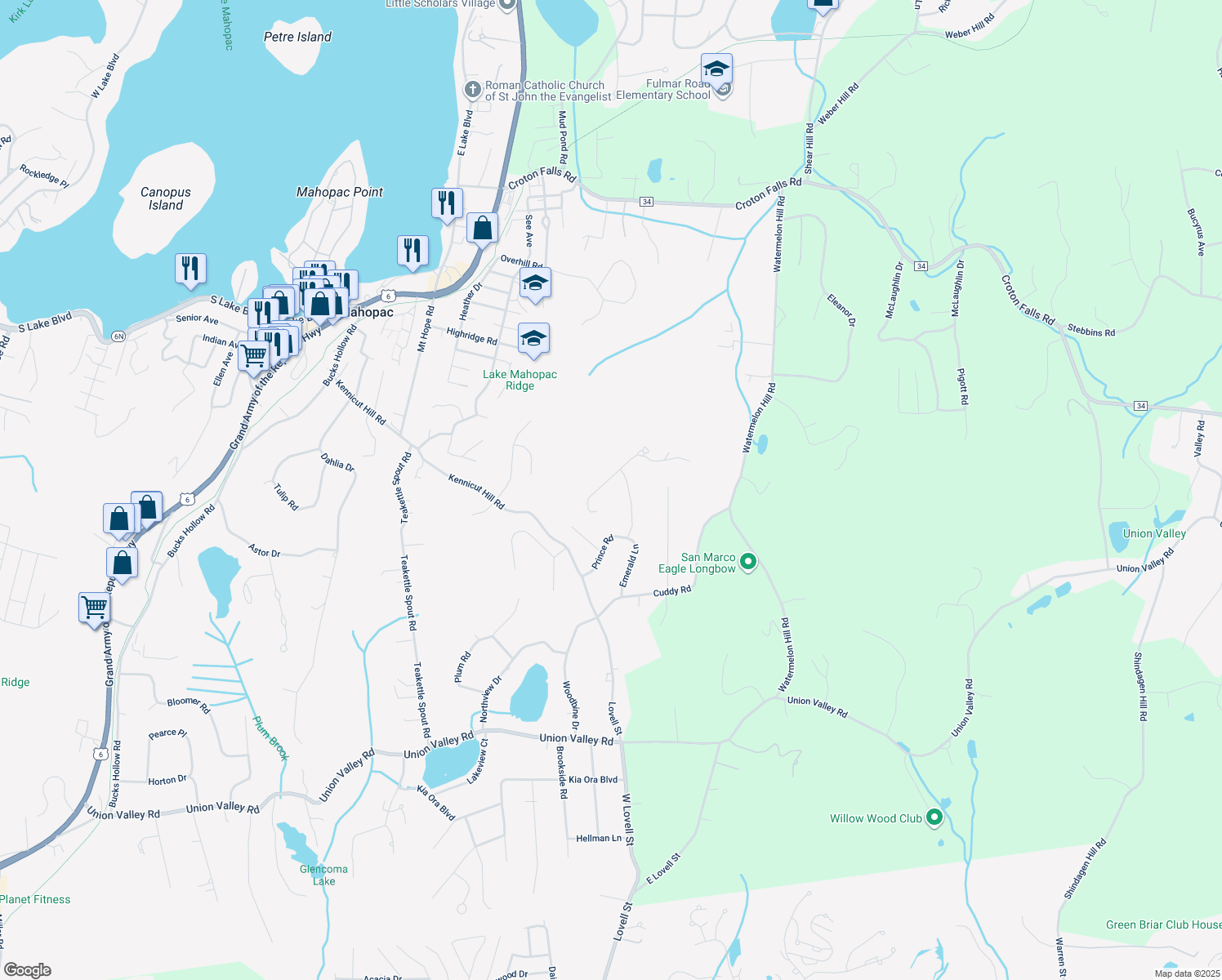 30 Kings Ridge Road, Mahopac NY Walk Score