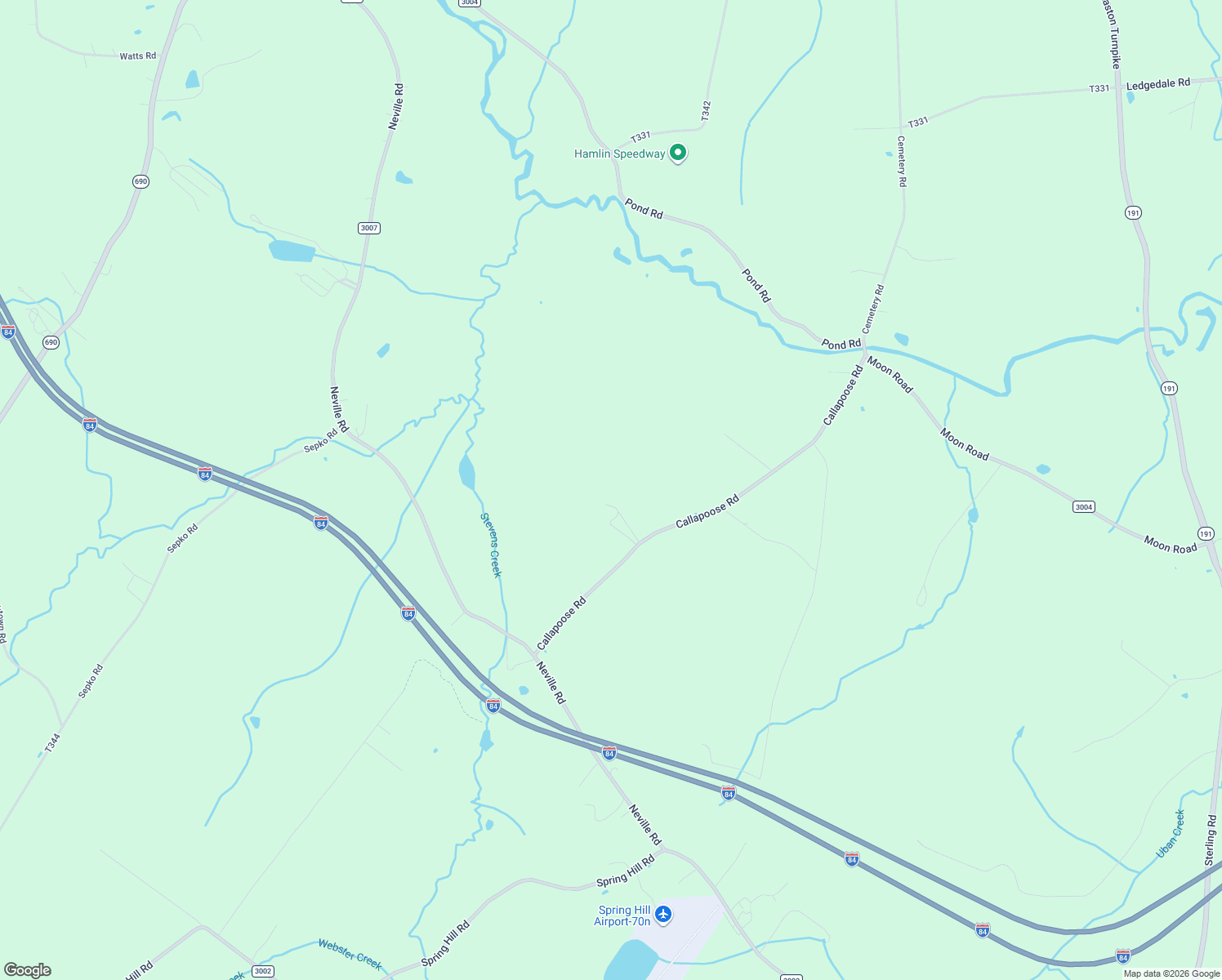 map of restaurants, bars, coffee shops, grocery stores, and more near 83 Callapoose Rd in Moscow