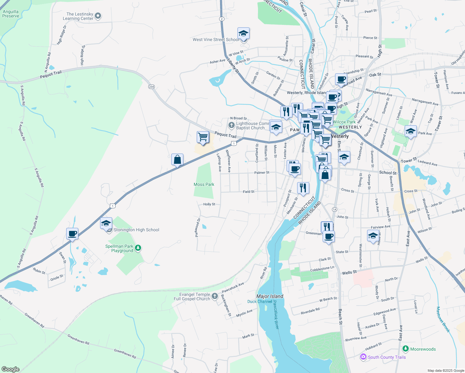42 May Flower Avenue, Stonington CT Walk Score