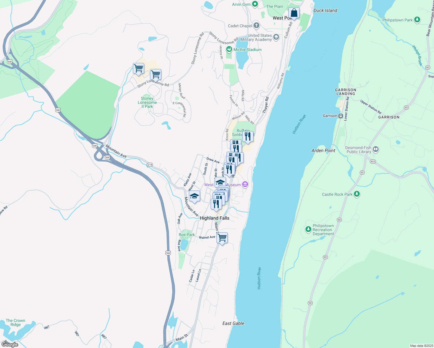 20 Lake Street, Highland Falls NY Walk Score