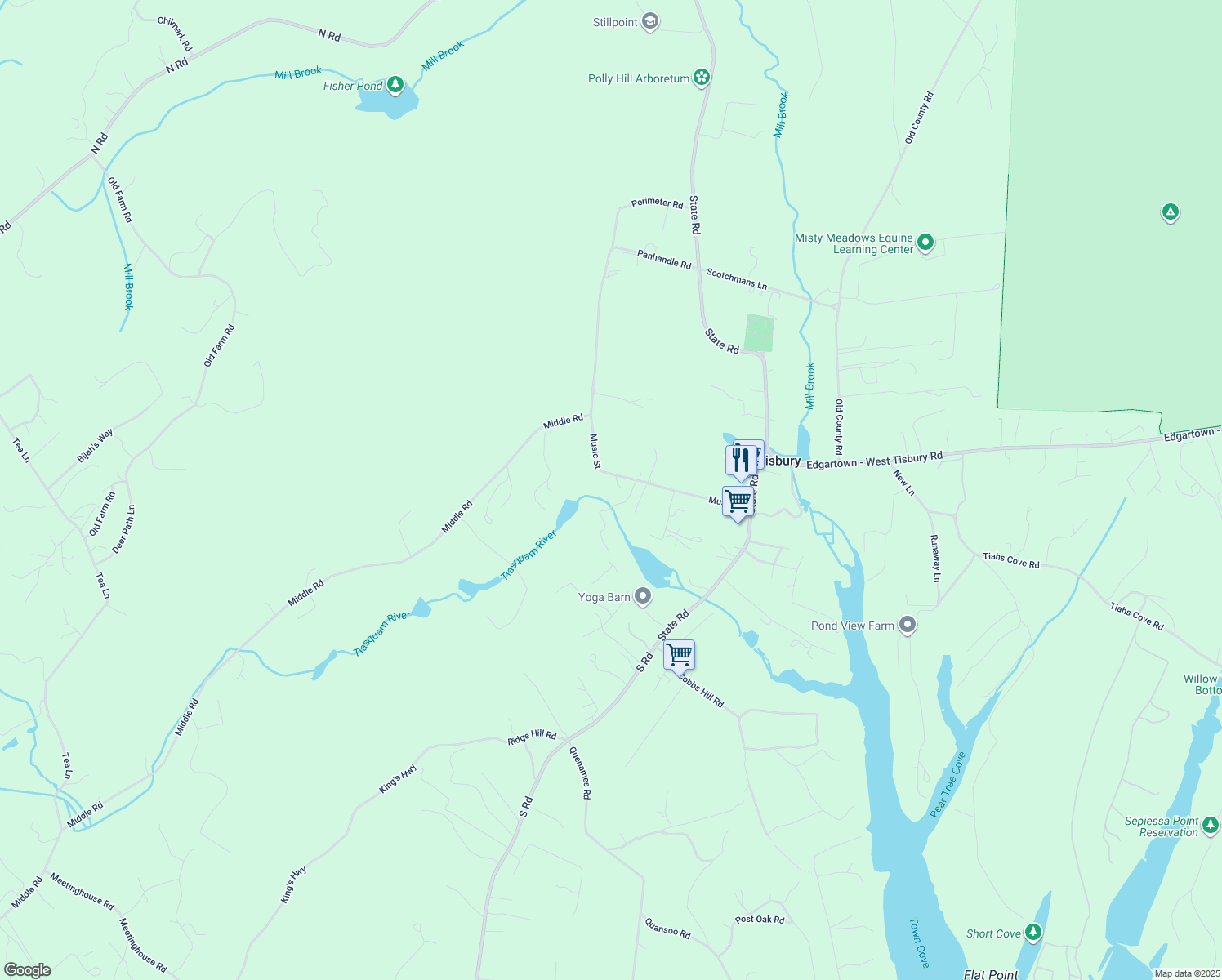 80 Music Street, West Tisbury MA Walk Score