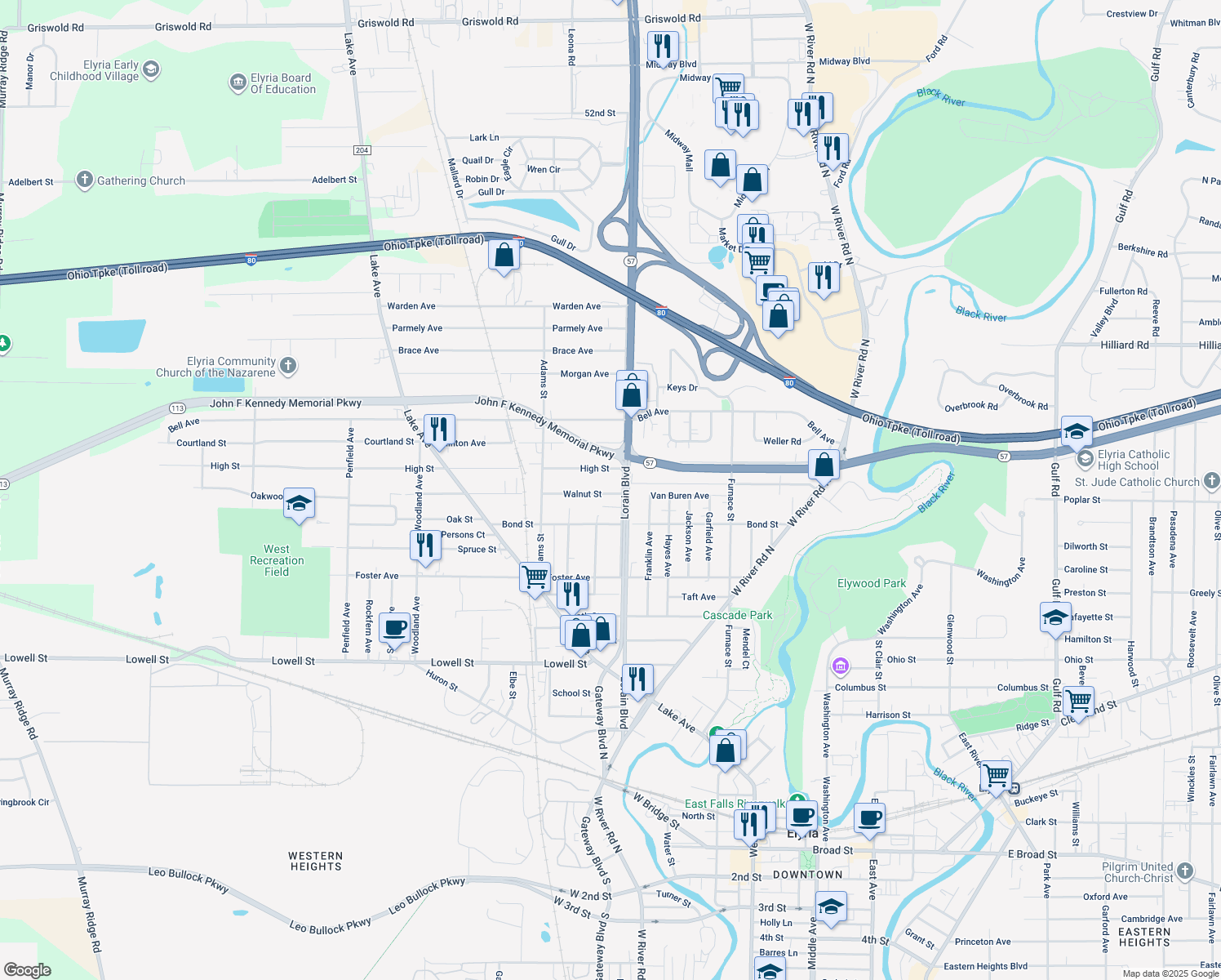 503 Walnut Street, Elyria OH Walk Score