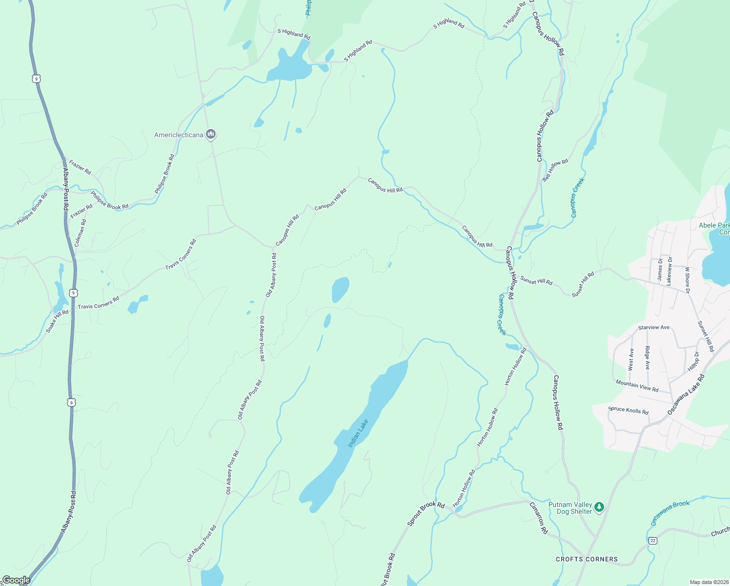 map of restaurants, bars, coffee shops, grocery stores, and more near 52 Chapman Road in Putnam County