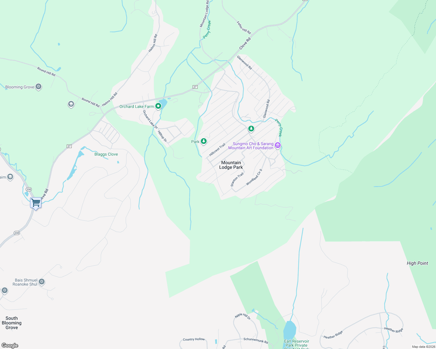 map of restaurants, bars, coffee shops, grocery stores, and more near 96 Arcadian Trail in Monroe