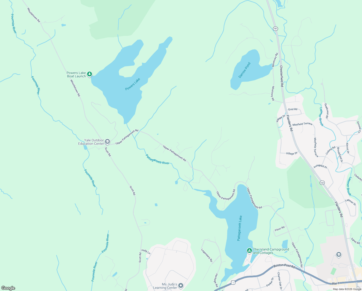 map of restaurants, bars, coffee shops, grocery stores, and more near 239 Upper Pattagansett Road in East Lyme