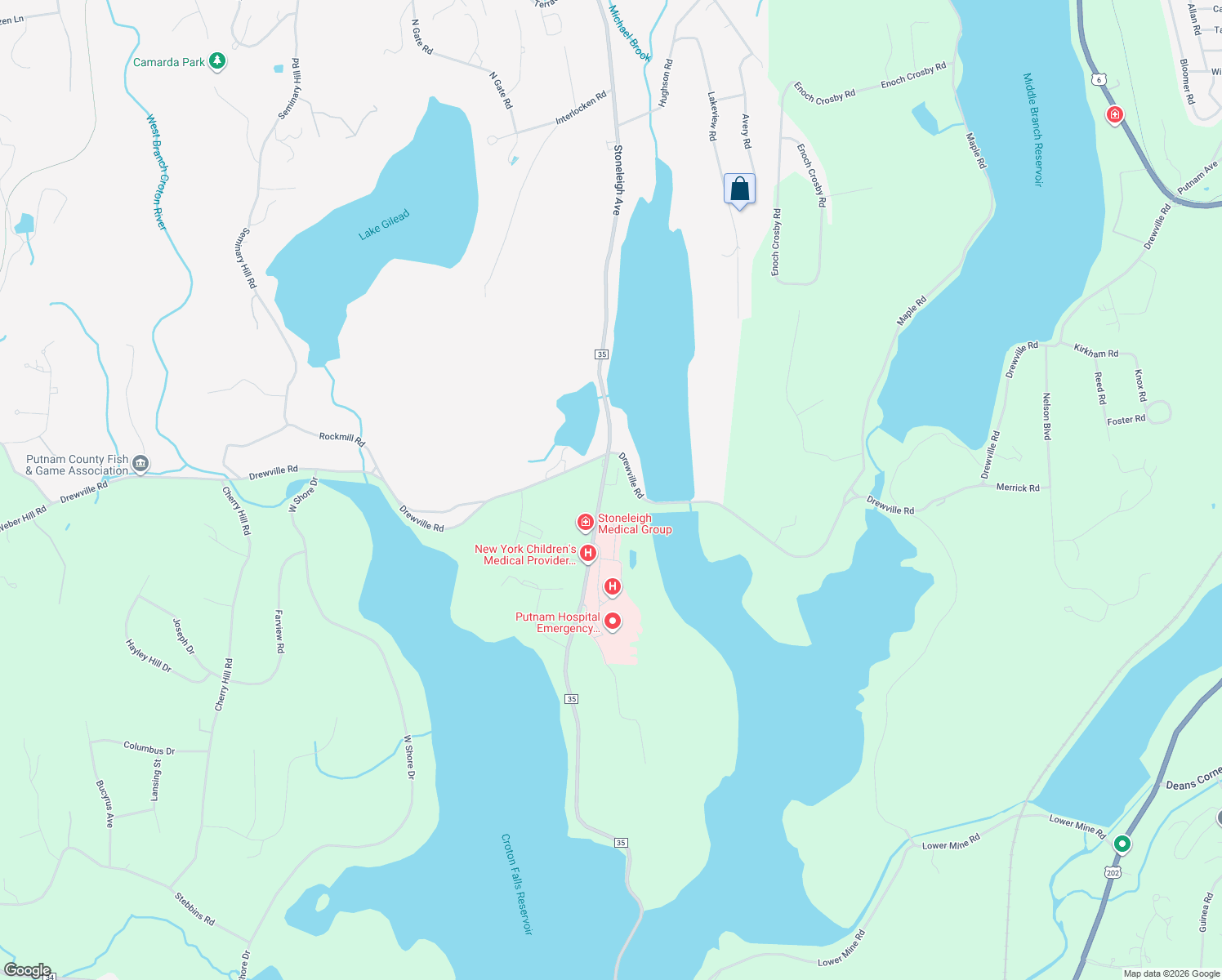 map of restaurants, bars, coffee shops, grocery stores, and more near 700 Stoneleigh Avenue in Carmel Hamlet
