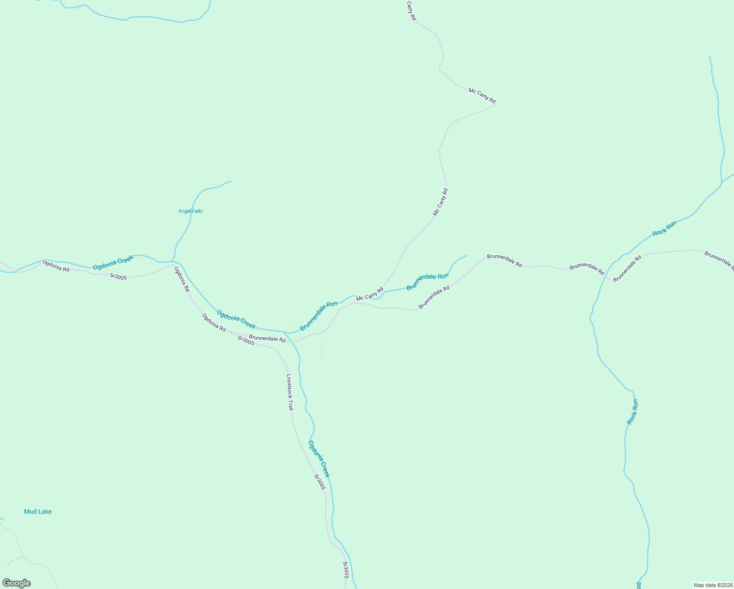 map of restaurants, bars, coffee shops, grocery stores, and more near Mc Carty Road in Muncy Valley