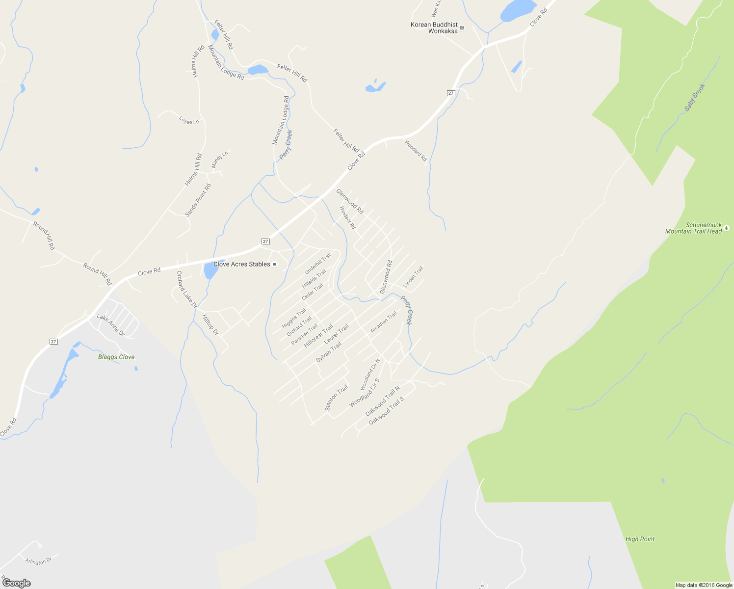 map of restaurants, bars, coffee shops, grocery stores, and more near 32 Crestwood Trail in Monroe