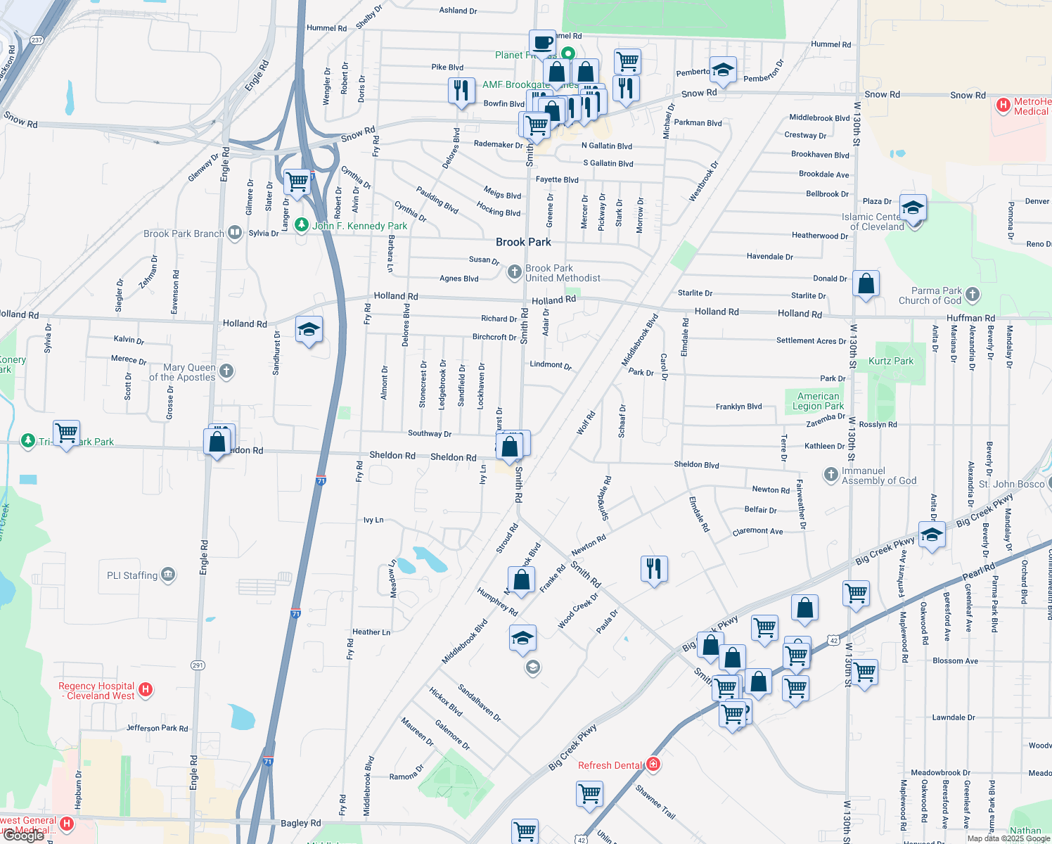 6481 Smith Road, Brook Park OH Walk Score