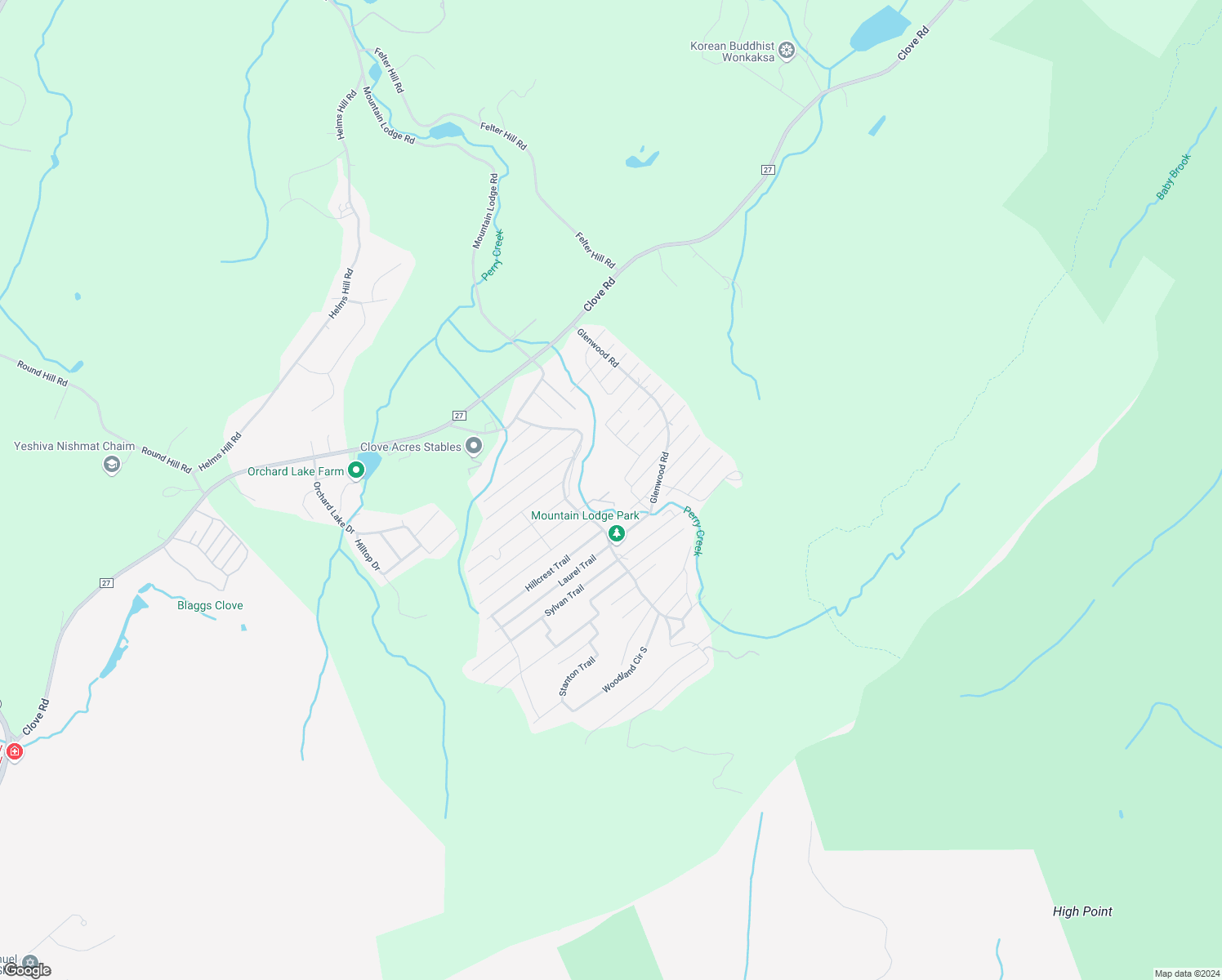 map of restaurants, bars, coffee shops, grocery stores, and more near 5 Point O Pine in Monroe