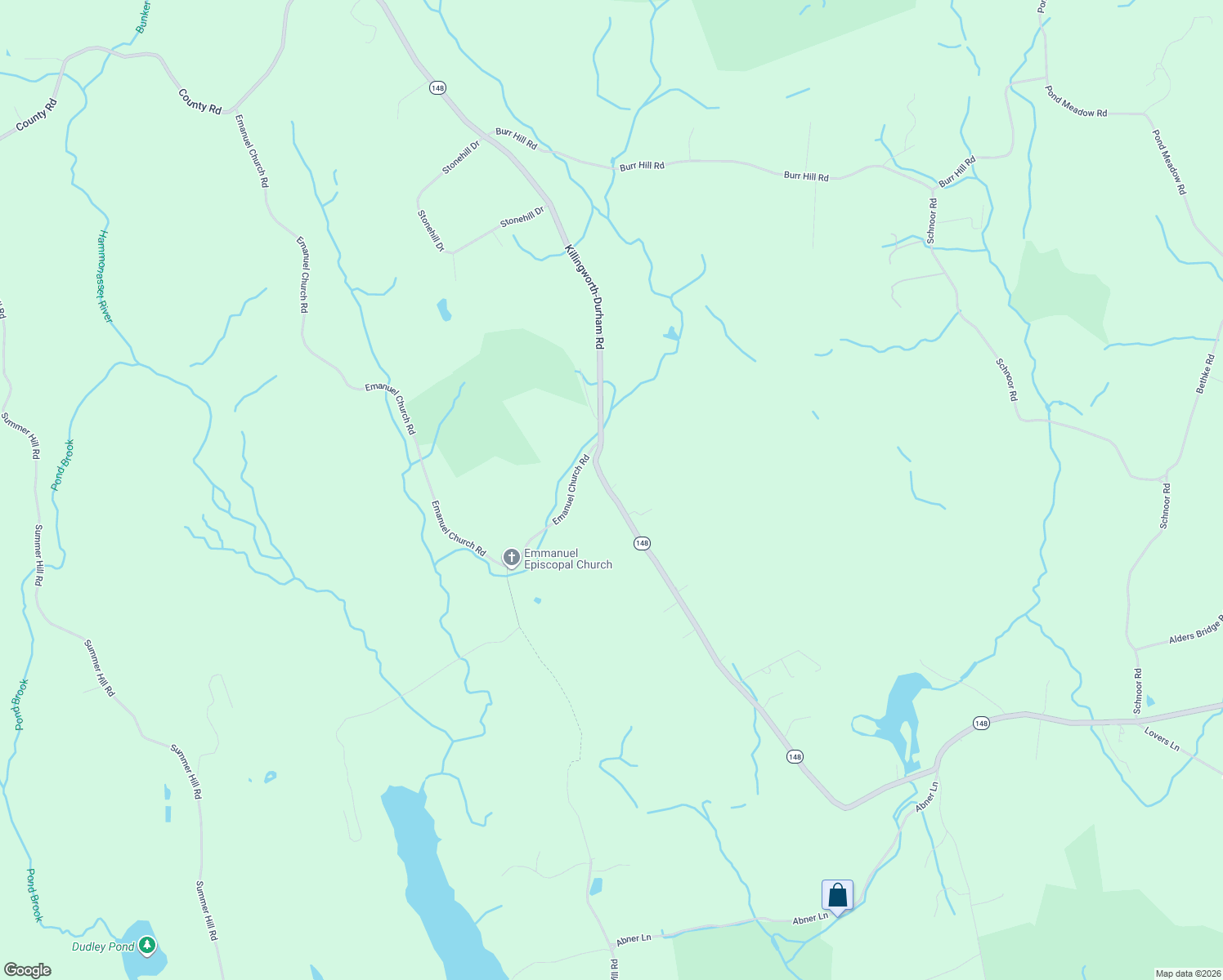 map of restaurants, bars, coffee shops, grocery stores, and more near 478 Pea Hill Road in Killingworth